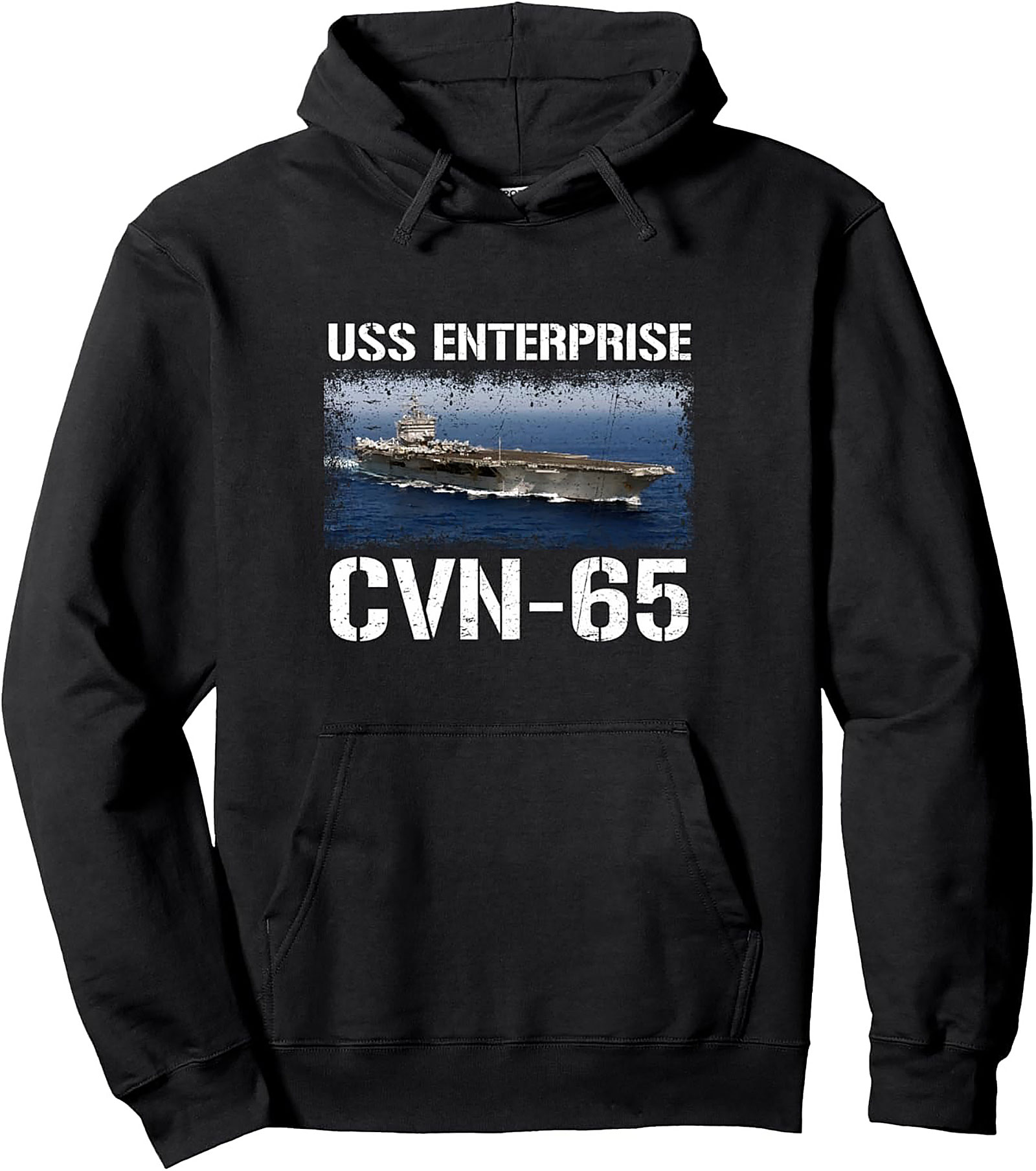 USS Enterprise CVN-65 Pullover Hoodie | Navy Veteran Gift