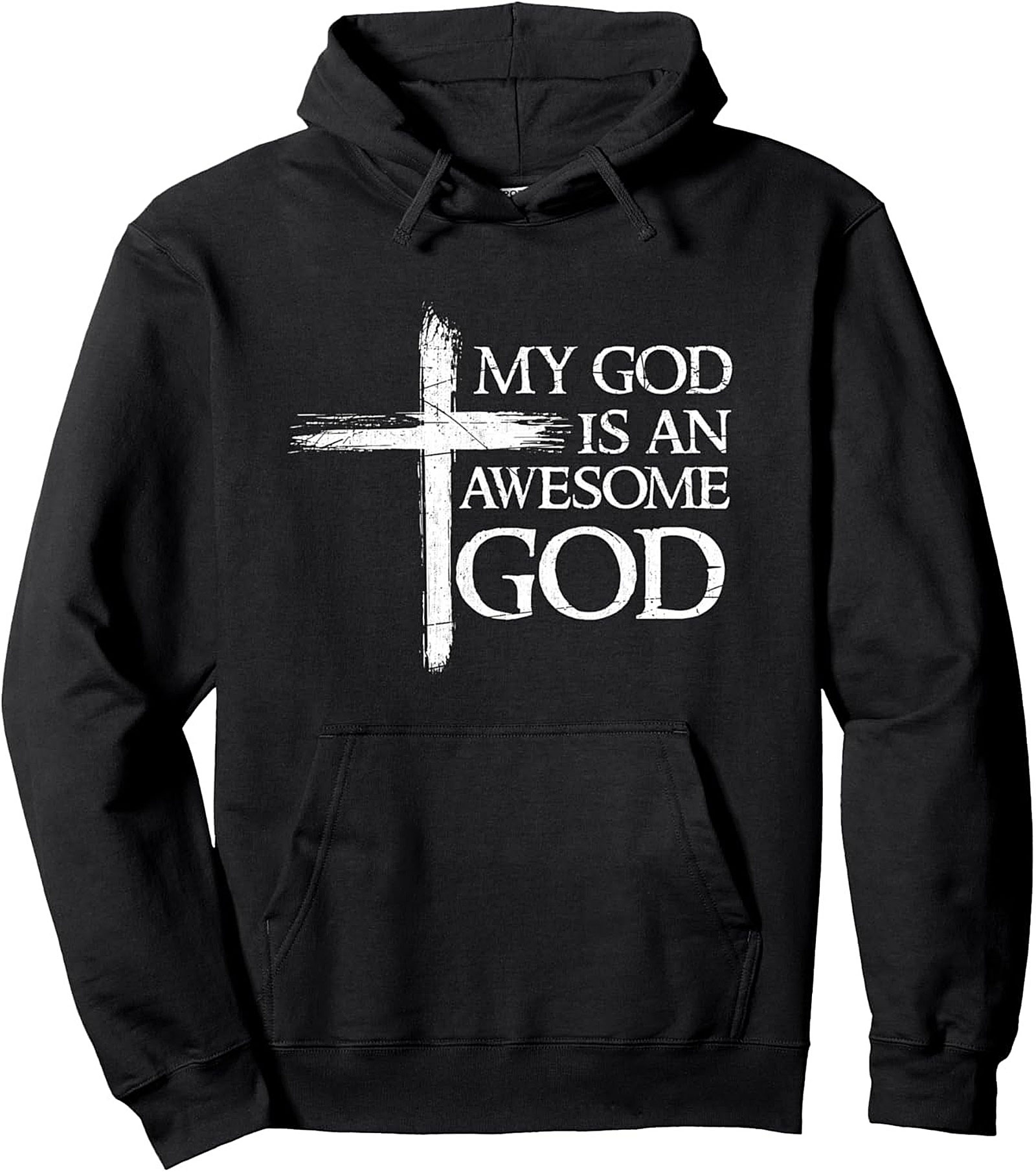 Awesome God Christian Faith Pullover Hoodie Cozy Gift