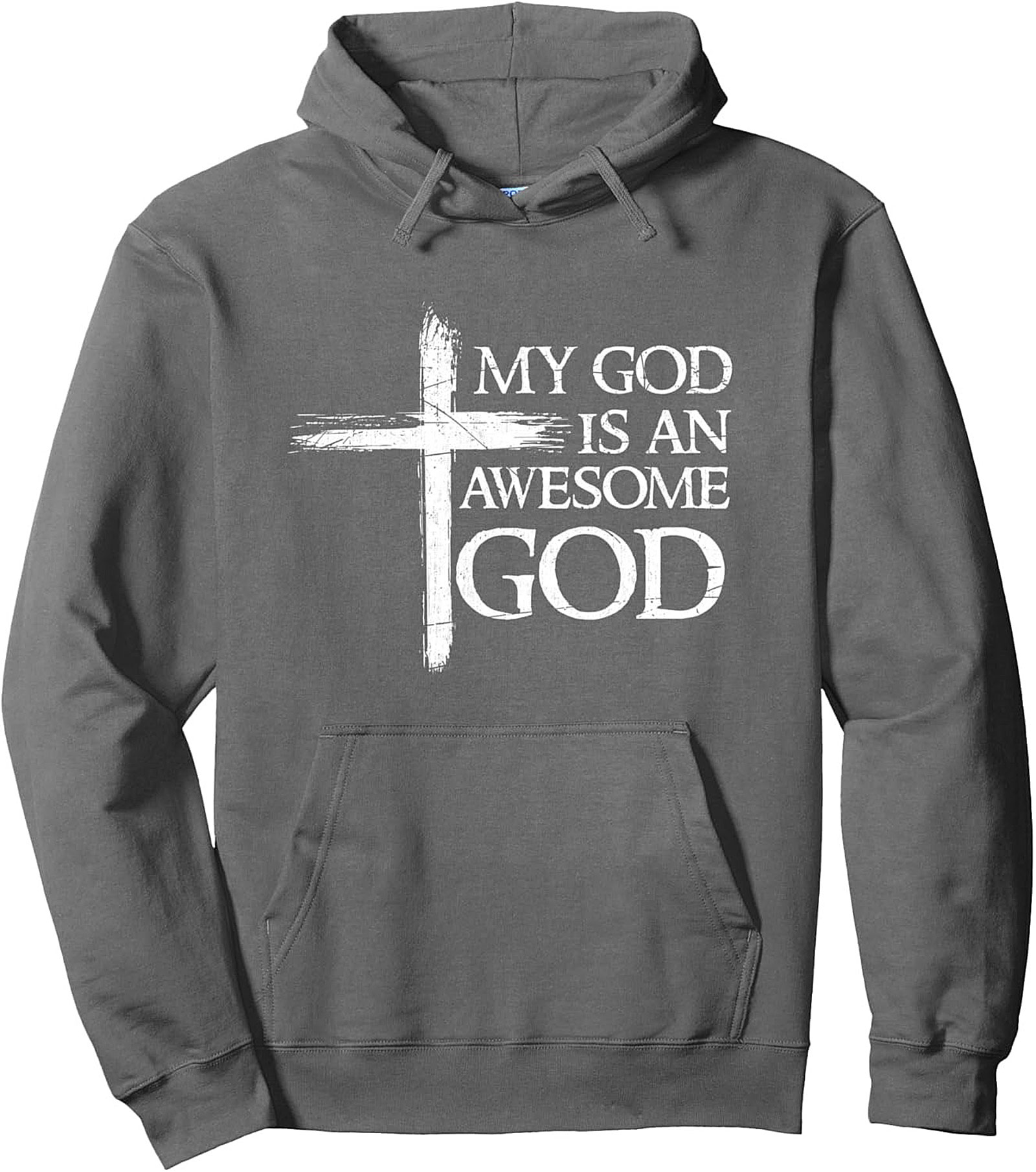 Awesome God Christian Faith Pullover Hoodie Cozy Gift