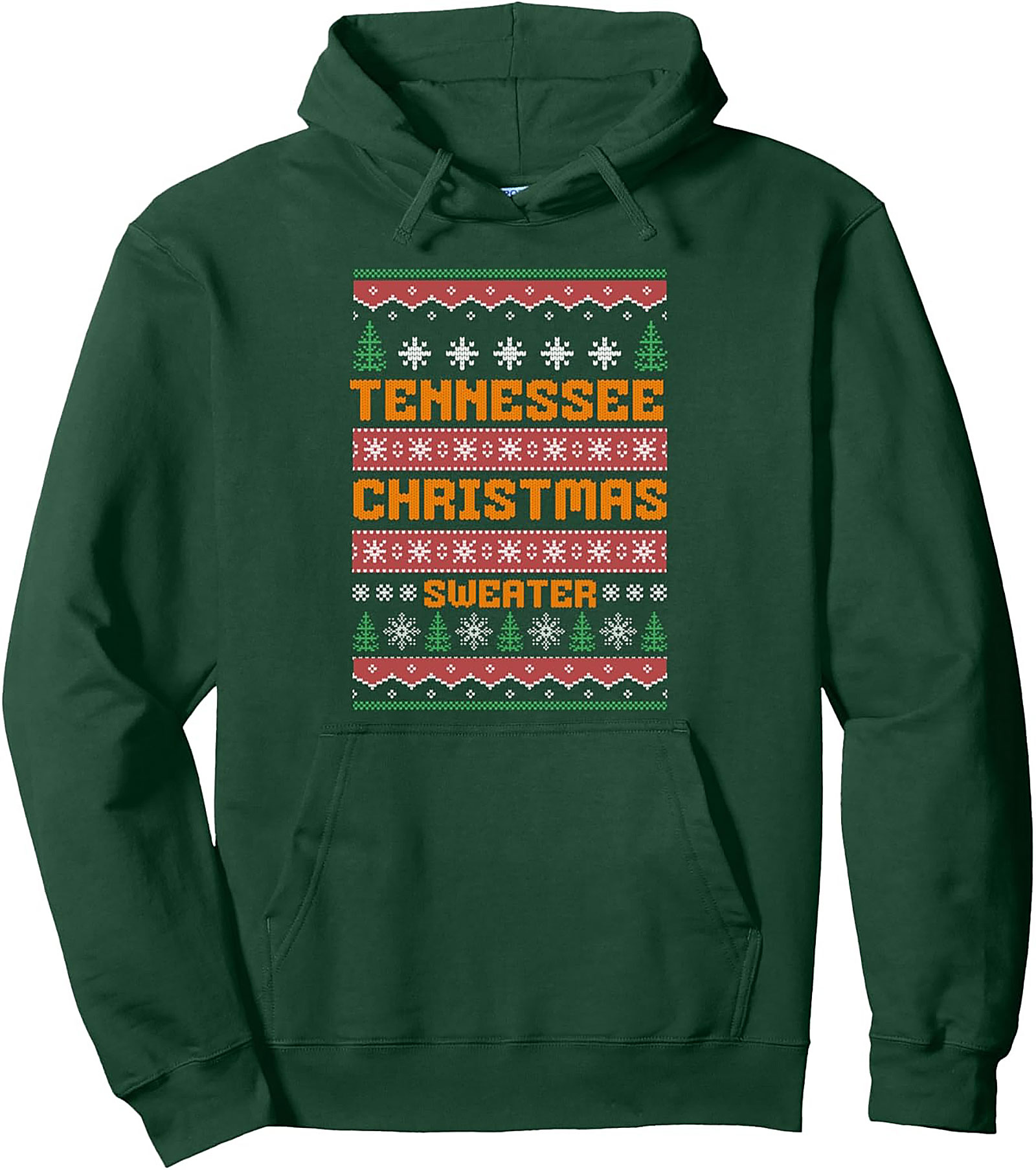 Tennessee Christmas Pullover Hoodie 