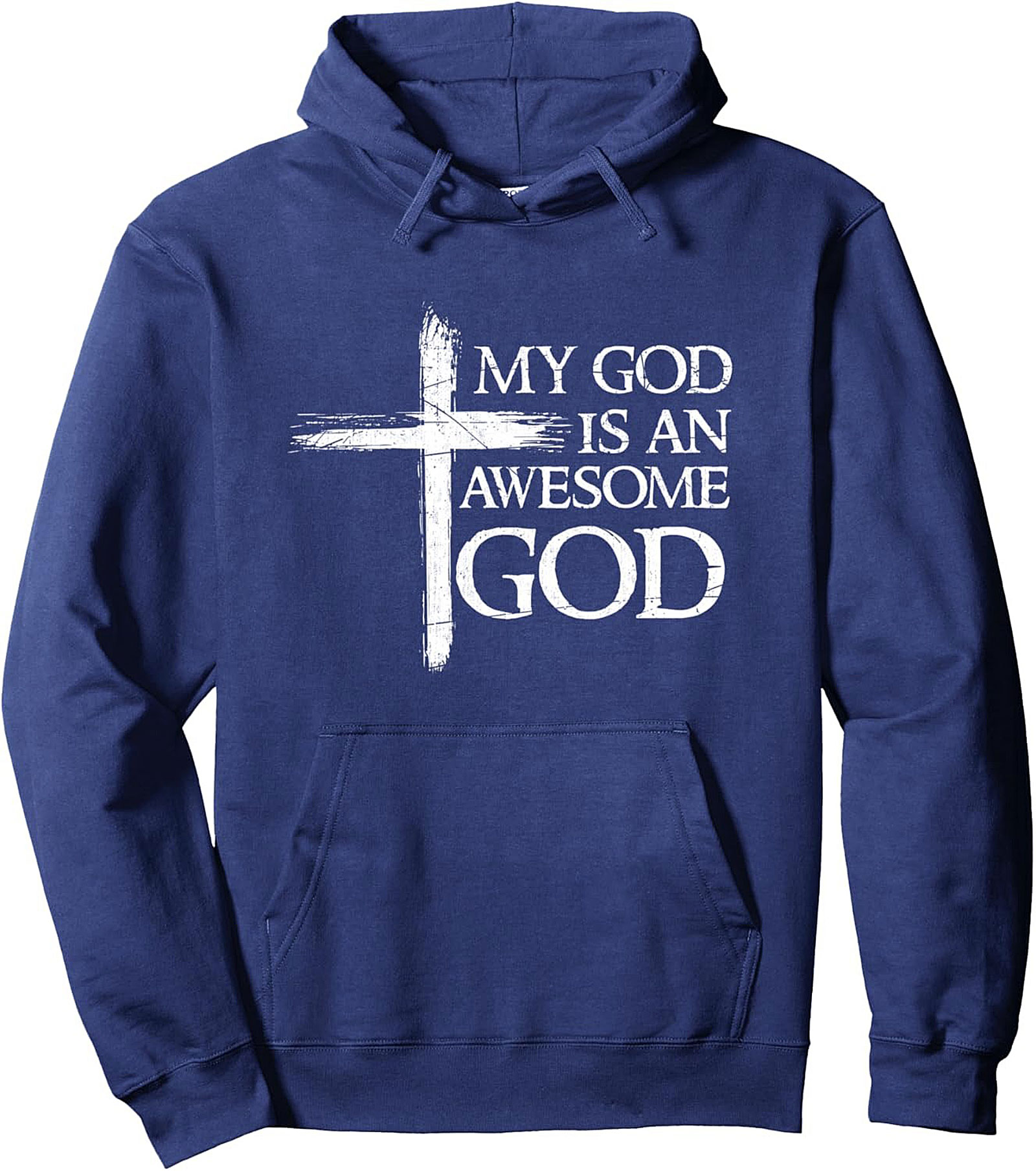 Awesome God Christian Faith Pullover Hoodie Cozy Gift