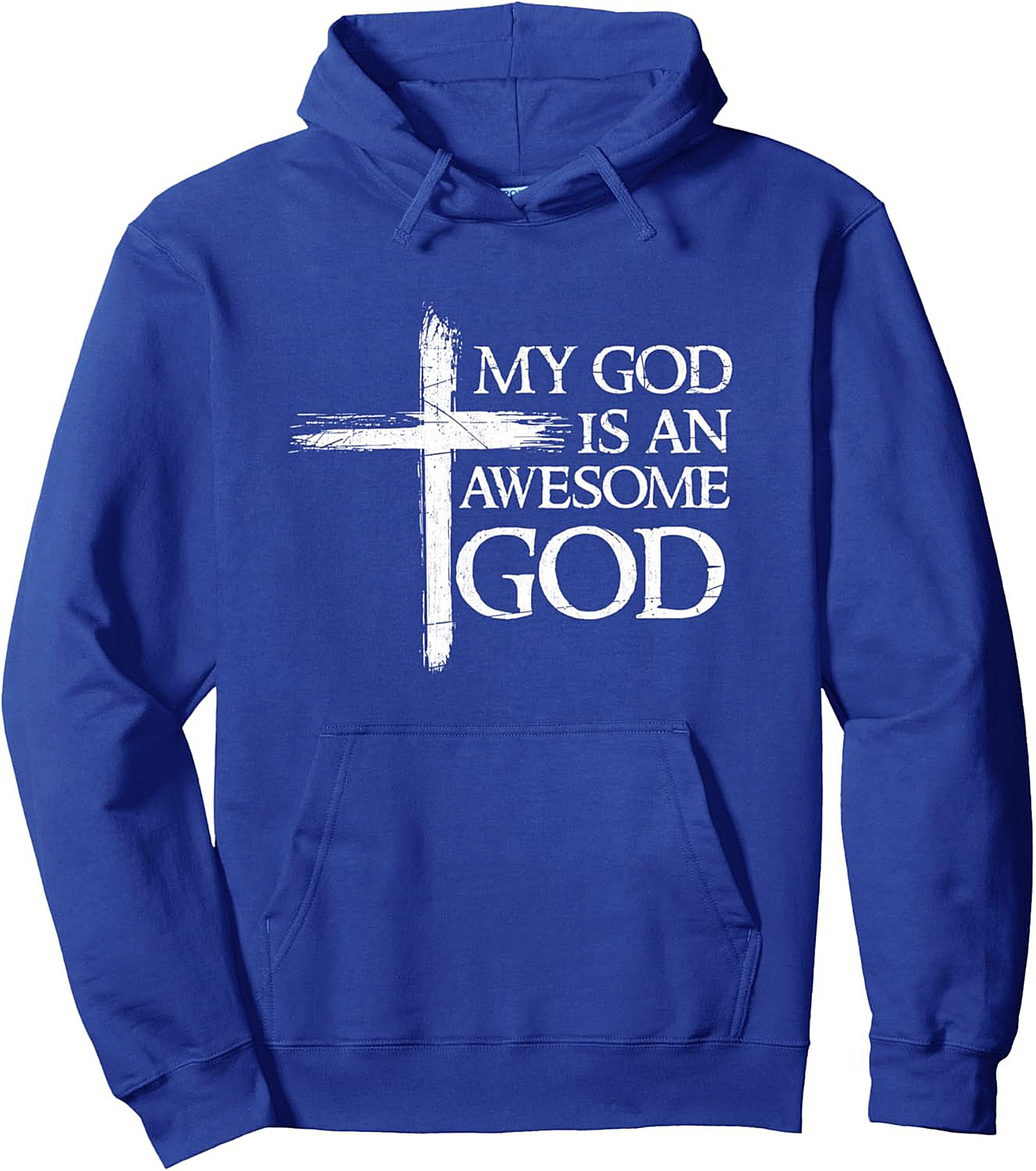 Awesome God Christian Faith Pullover Hoodie Cozy Gift