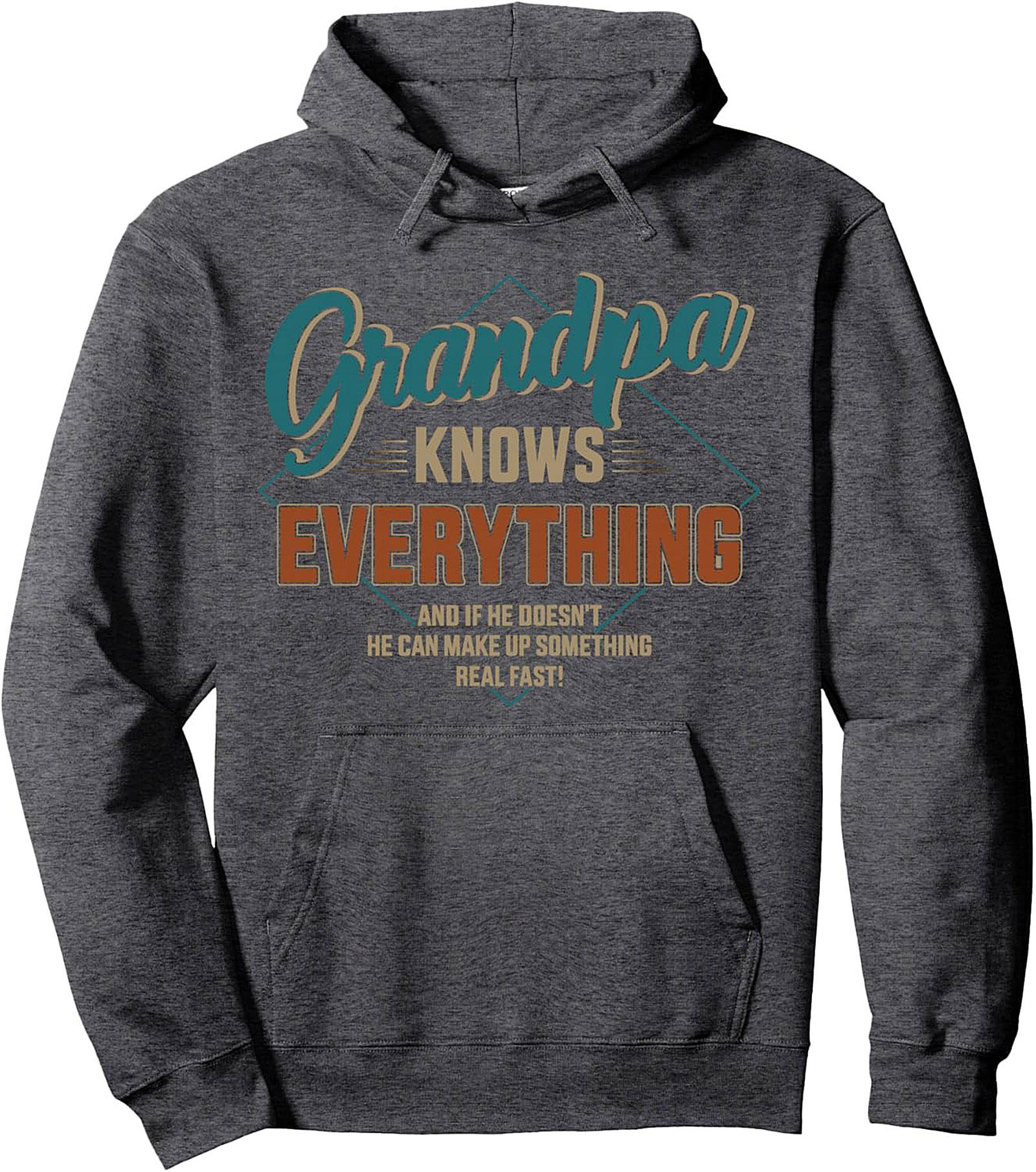 Funny Grandpa Pullover Hoodie - Grandpa Knows Everything