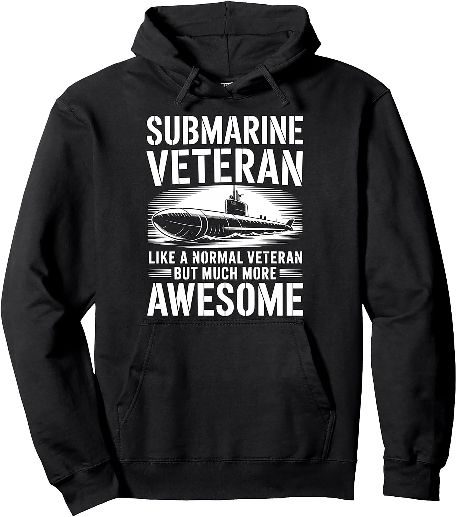 Submarine Veteran Pullover Hoodie | Awesome Submariner Gift