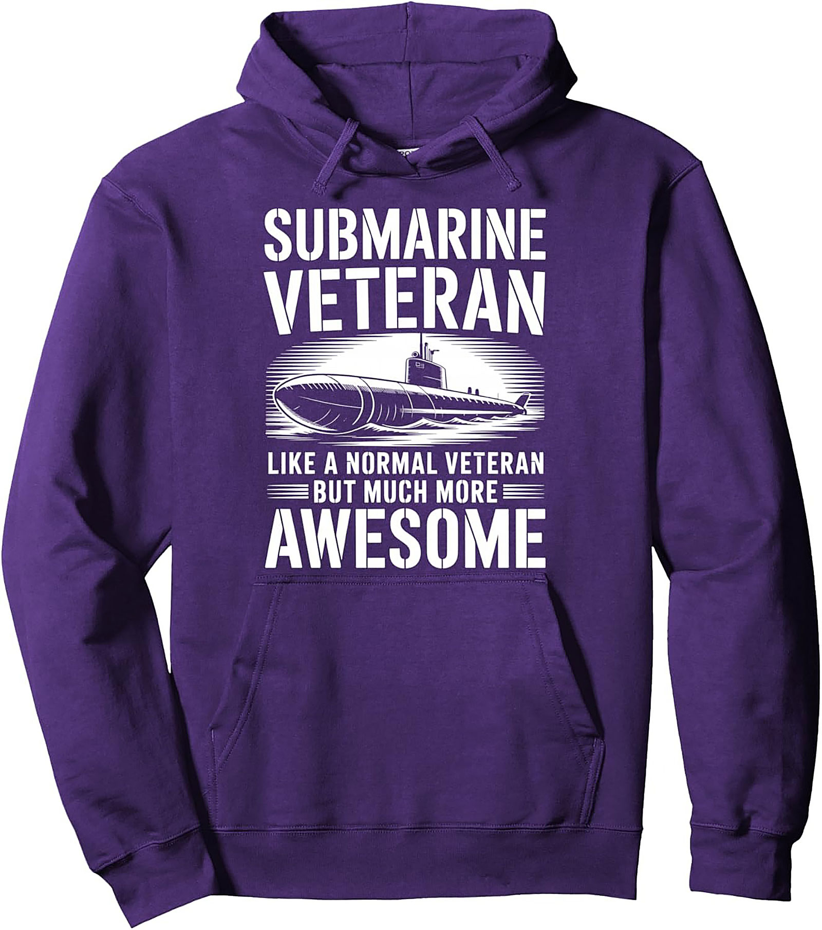 Submarine Veteran Pullover Hoodie | Awesome Submariner Gift