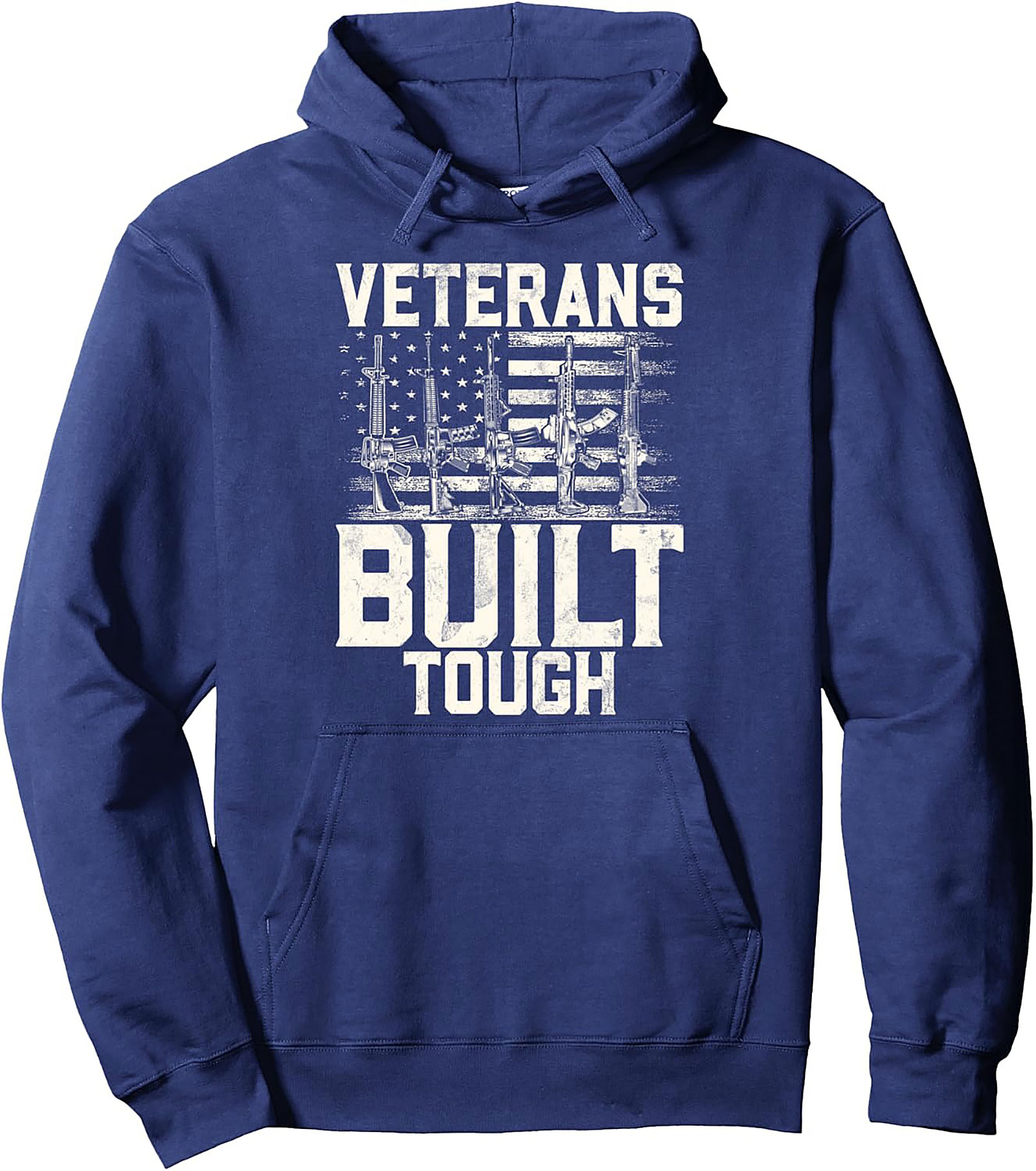 Veterans Built Tough Graphic Hoodie | American Pullover