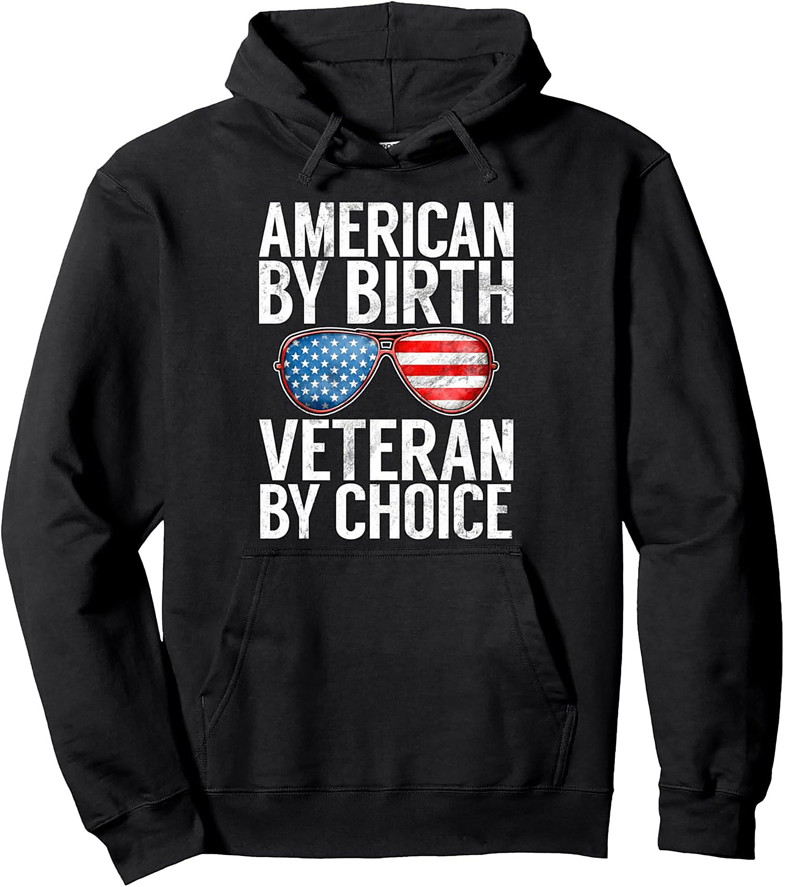 Veteran Pride Pullover Hoodie | American By Choice Graphic
