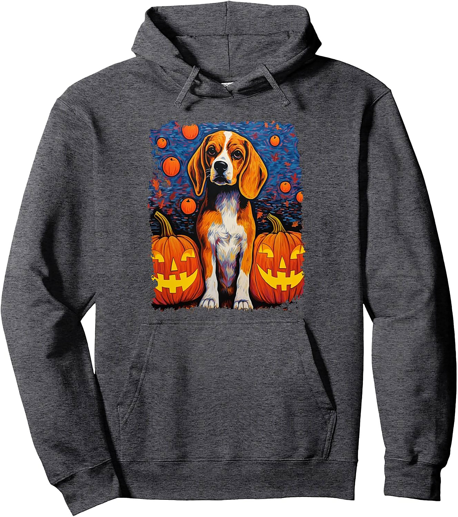 The Spooky-Cute Beagle Halloween Graphic Hoodie