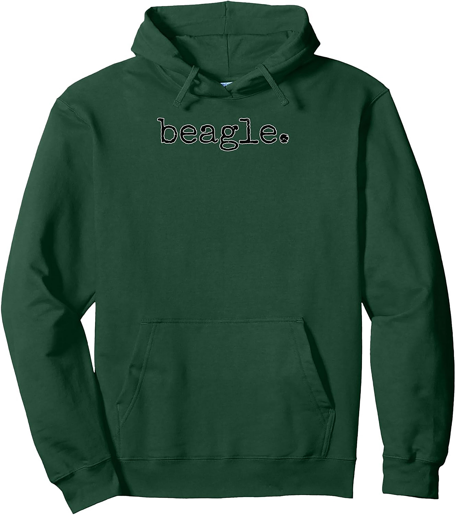 Minimalist Beagle Pullover Hoodie | Simple Dog Lover Graphic Hoodie