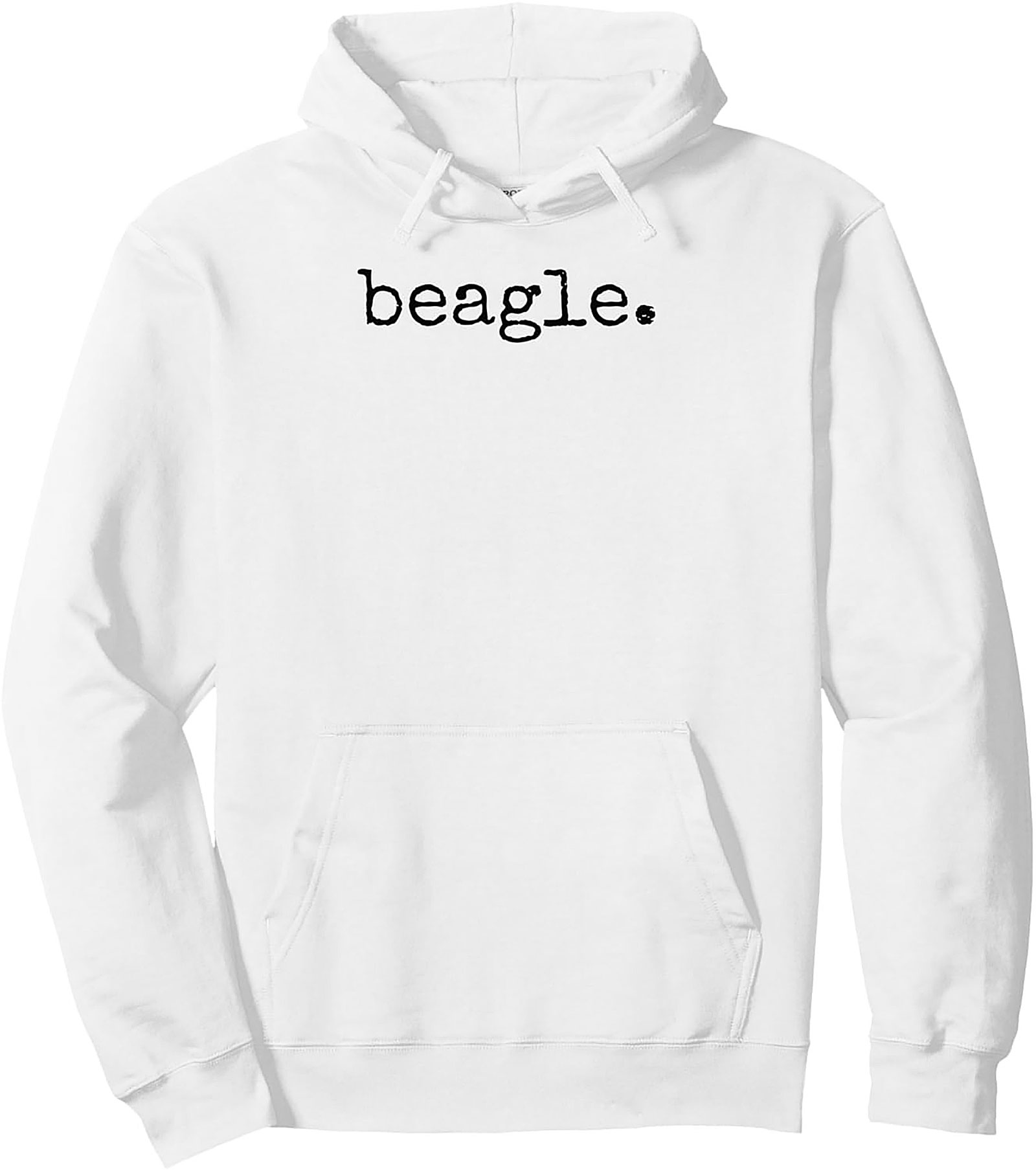Minimalist Beagle Pullover Hoodie | Simple Dog Lover Graphic Hoodie