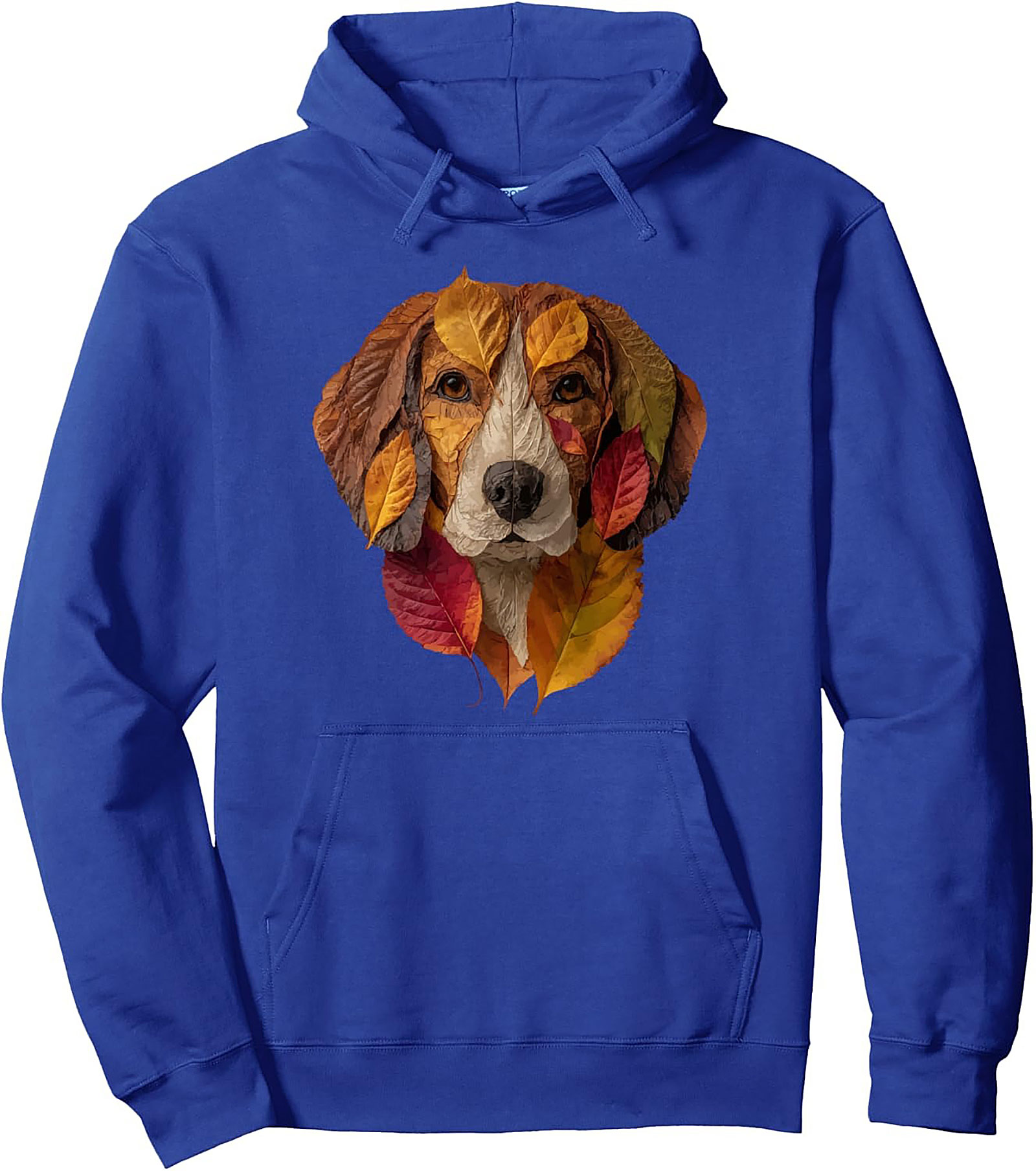 Autumn Leaf Beagle Graphic Hoodie | Cozy Fall Pullover