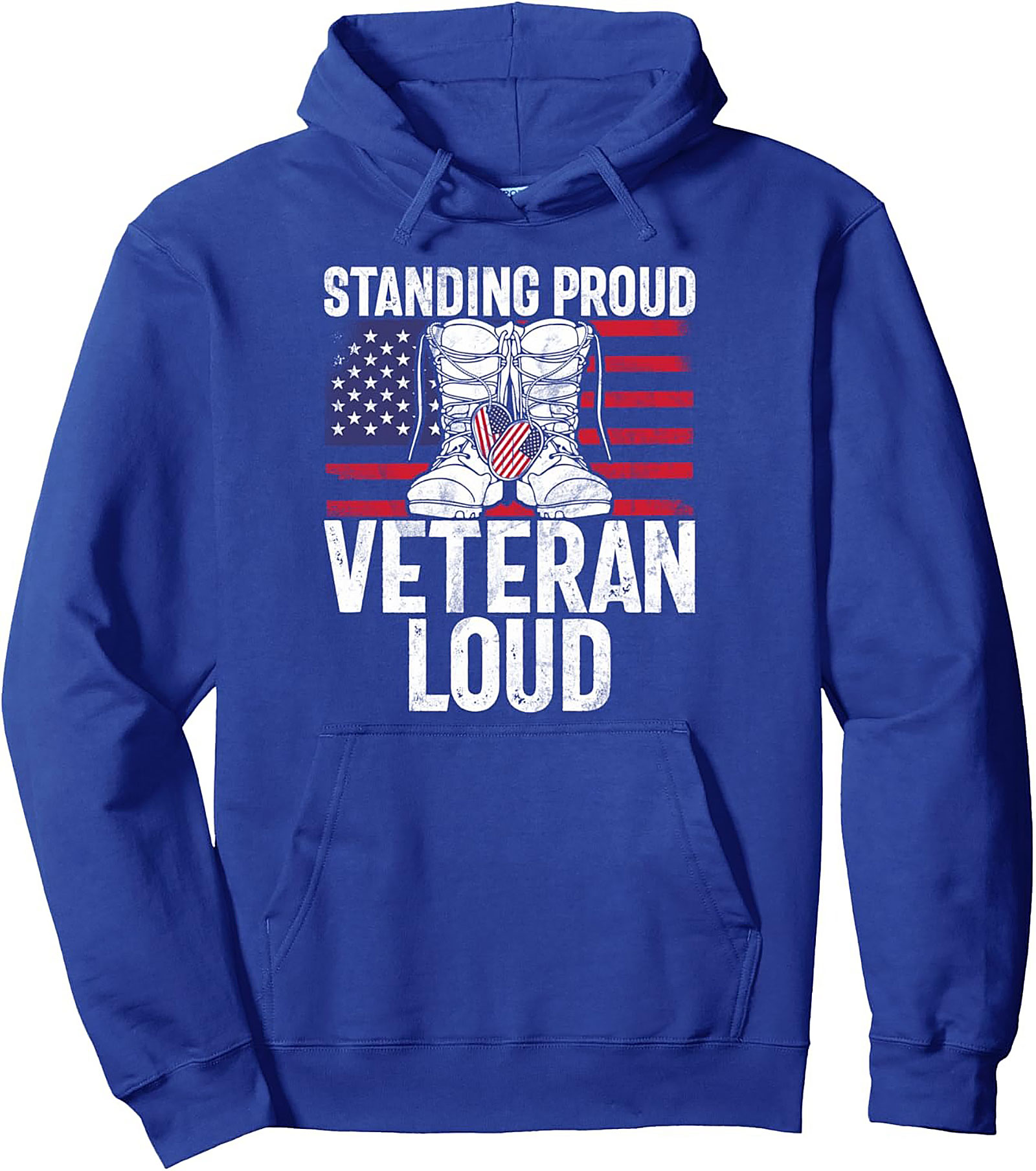Veteran Loud Graphic Hoodie | Standing Proud Pullover
