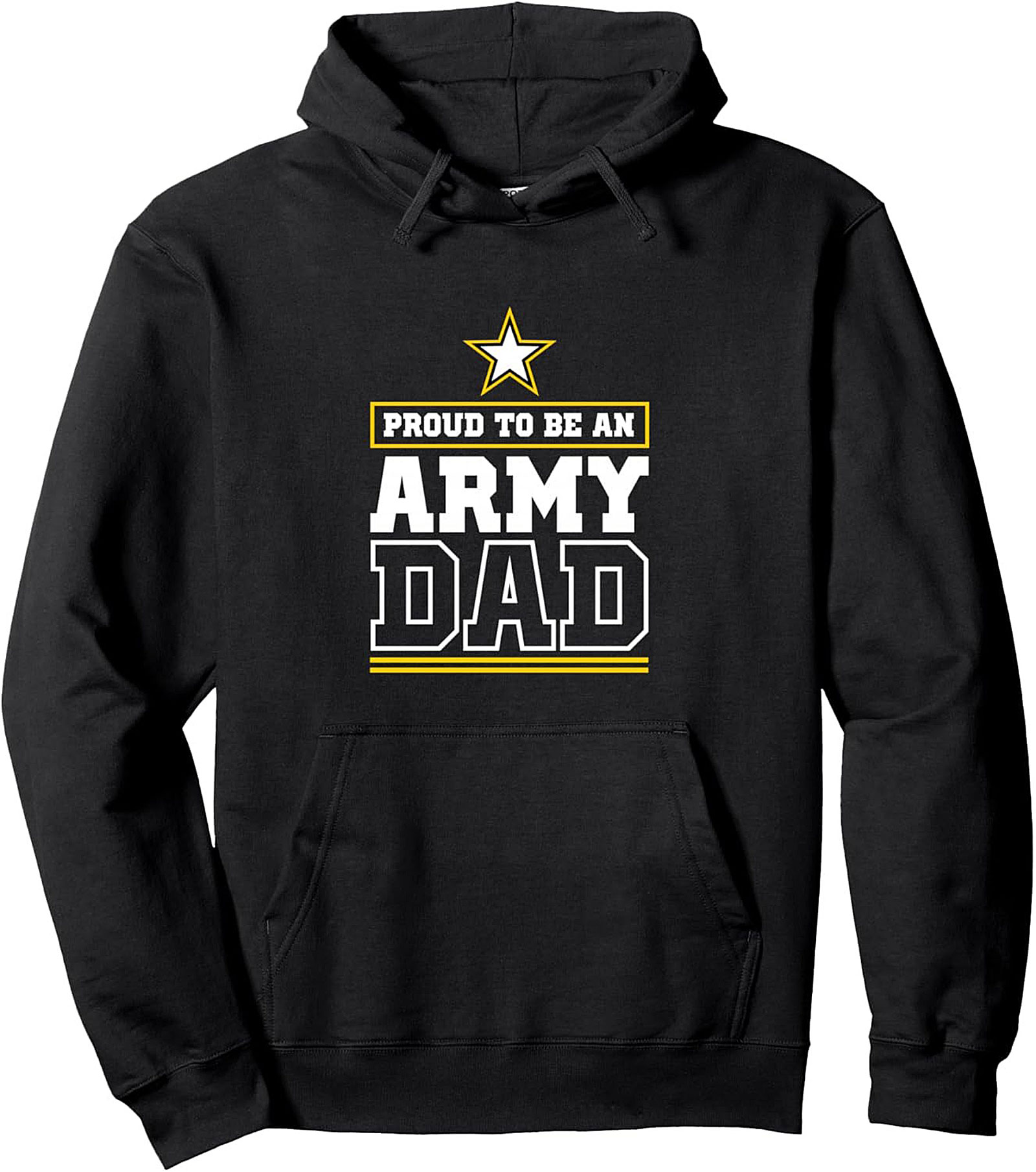 Proud Army Dad Pullover Hoodie Military Graphic Gift