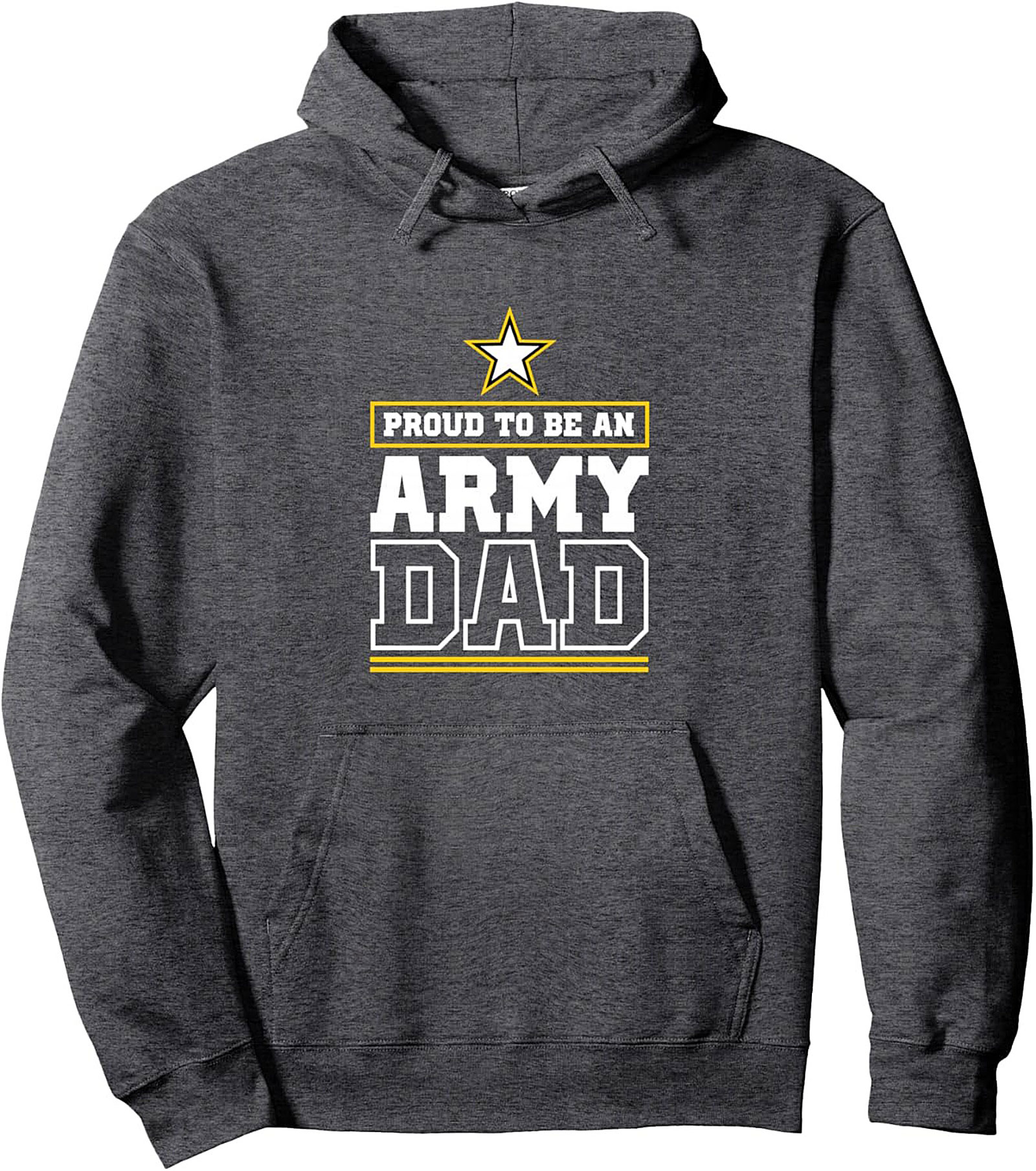 Proud Army Dad Pullover Hoodie Military Graphic Gift