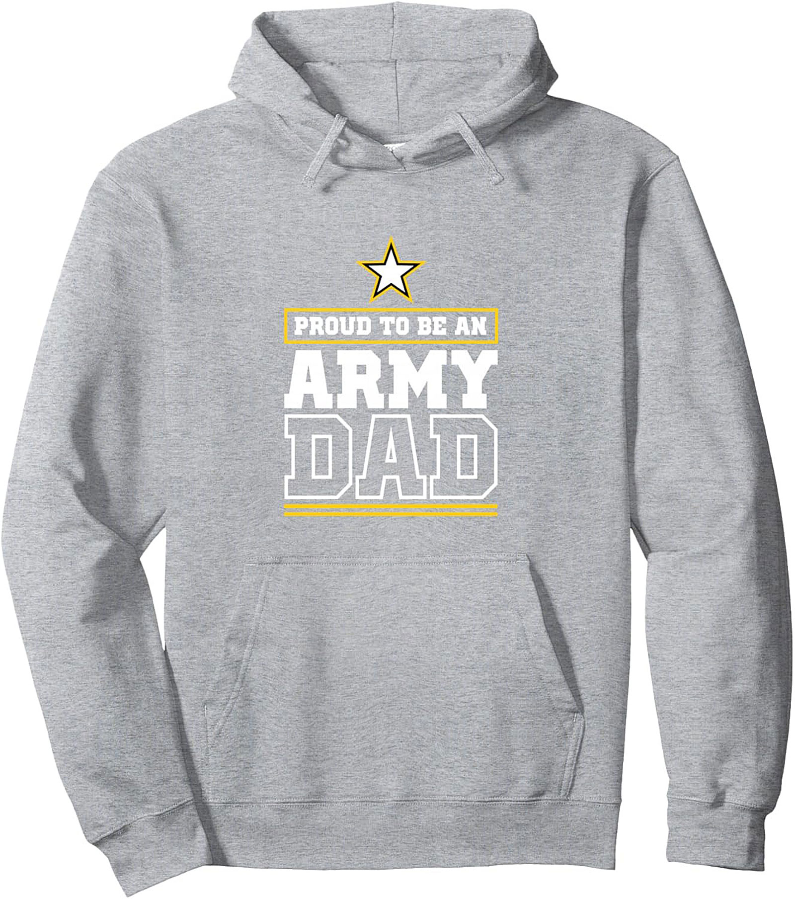 Proud Army Dad Pullover Hoodie Military Graphic Gift