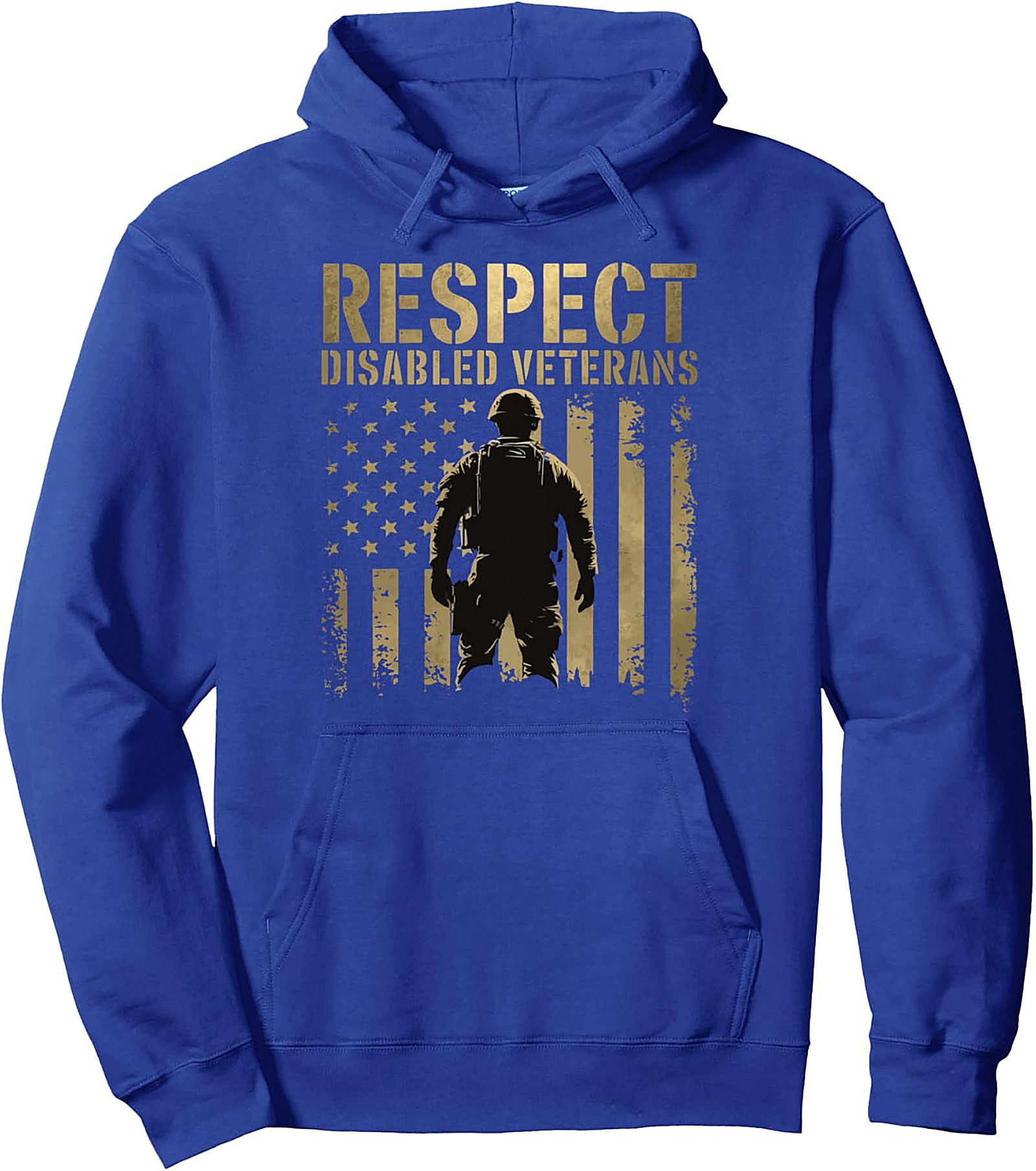 Respect Disabled Veterans Hoodie | Patriotic Pullover