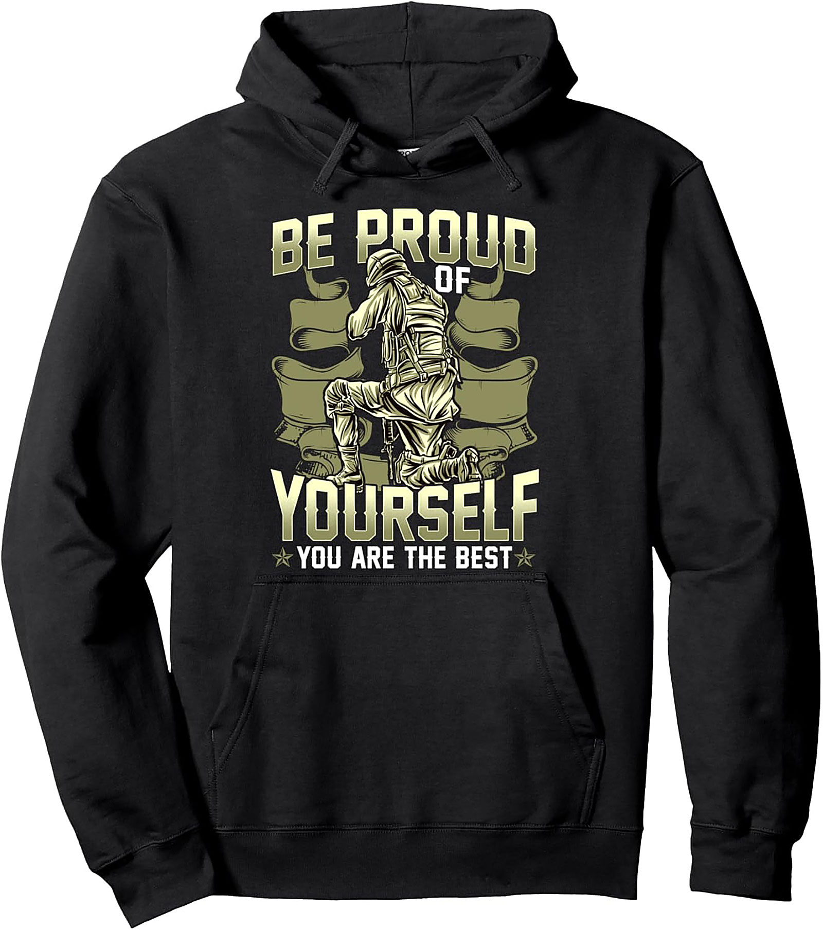 Military Pride Pullover Hoodie | Veteran Graphic Hoodie