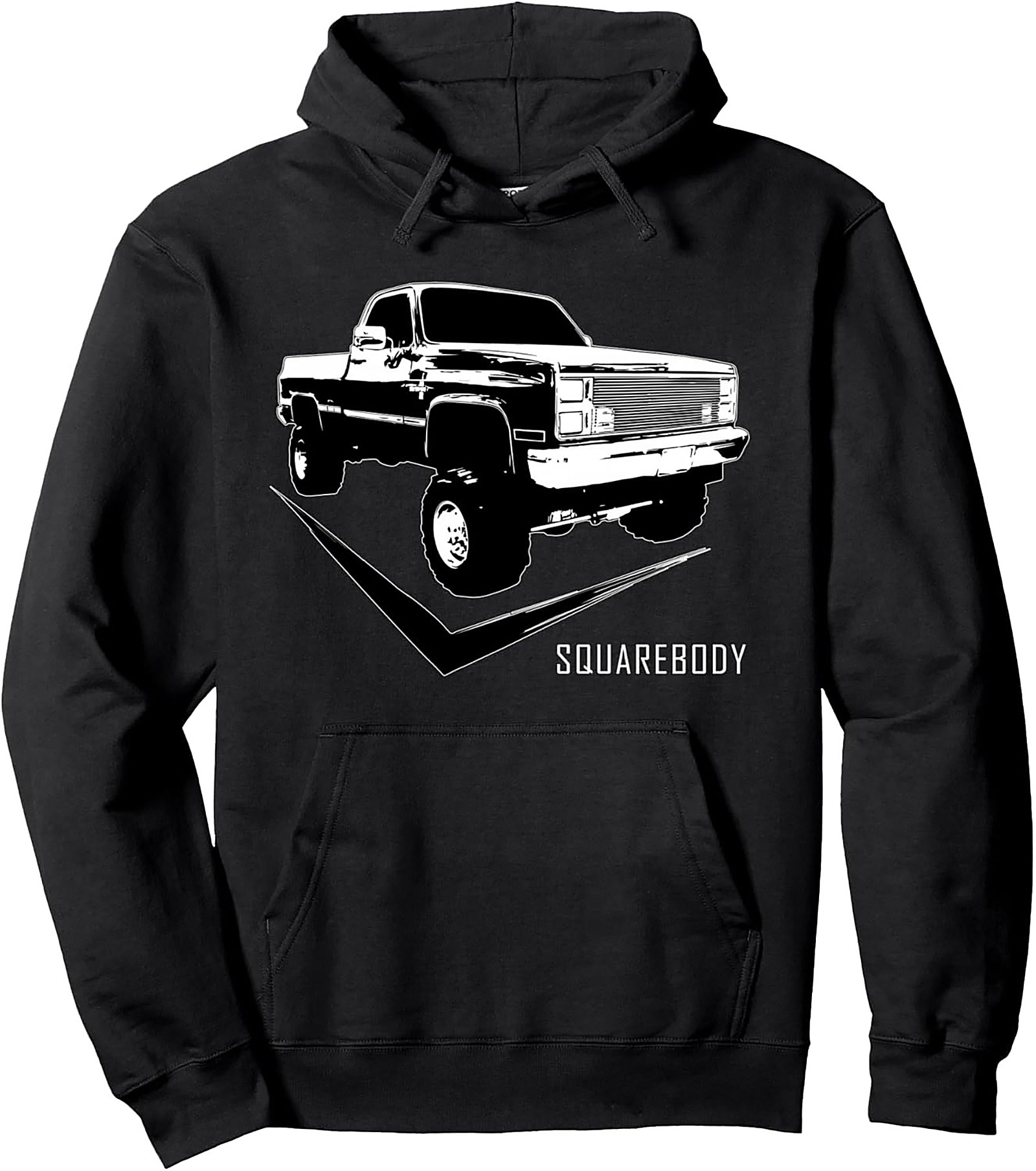 The Original Squarebody Truck Graphic Hoodie | Classic Lifted Pullover