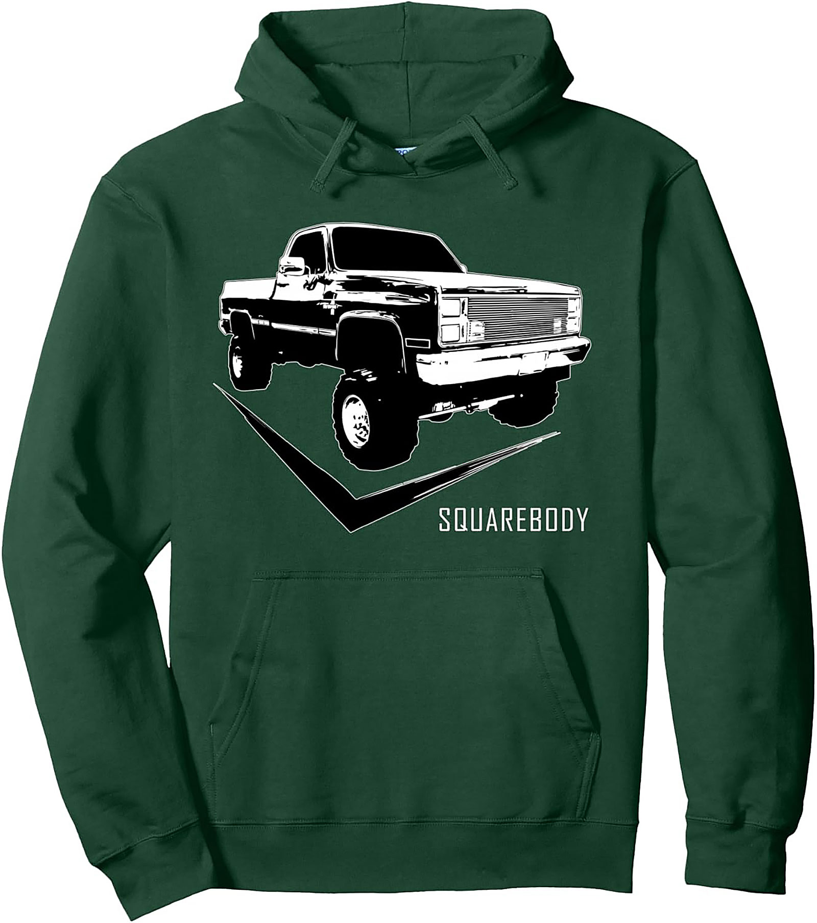 The Original Squarebody Truck Graphic Hoodie | Classic Lifted Pullover