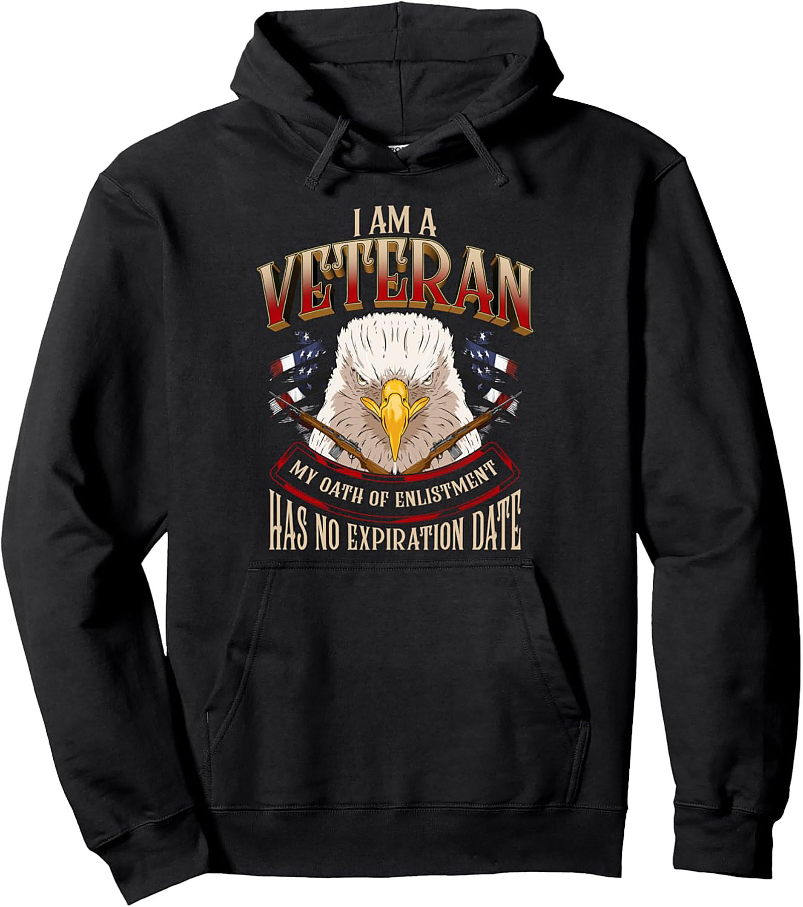 Veteran Oath Pullover Hoodie | Veteran Pride Graphic