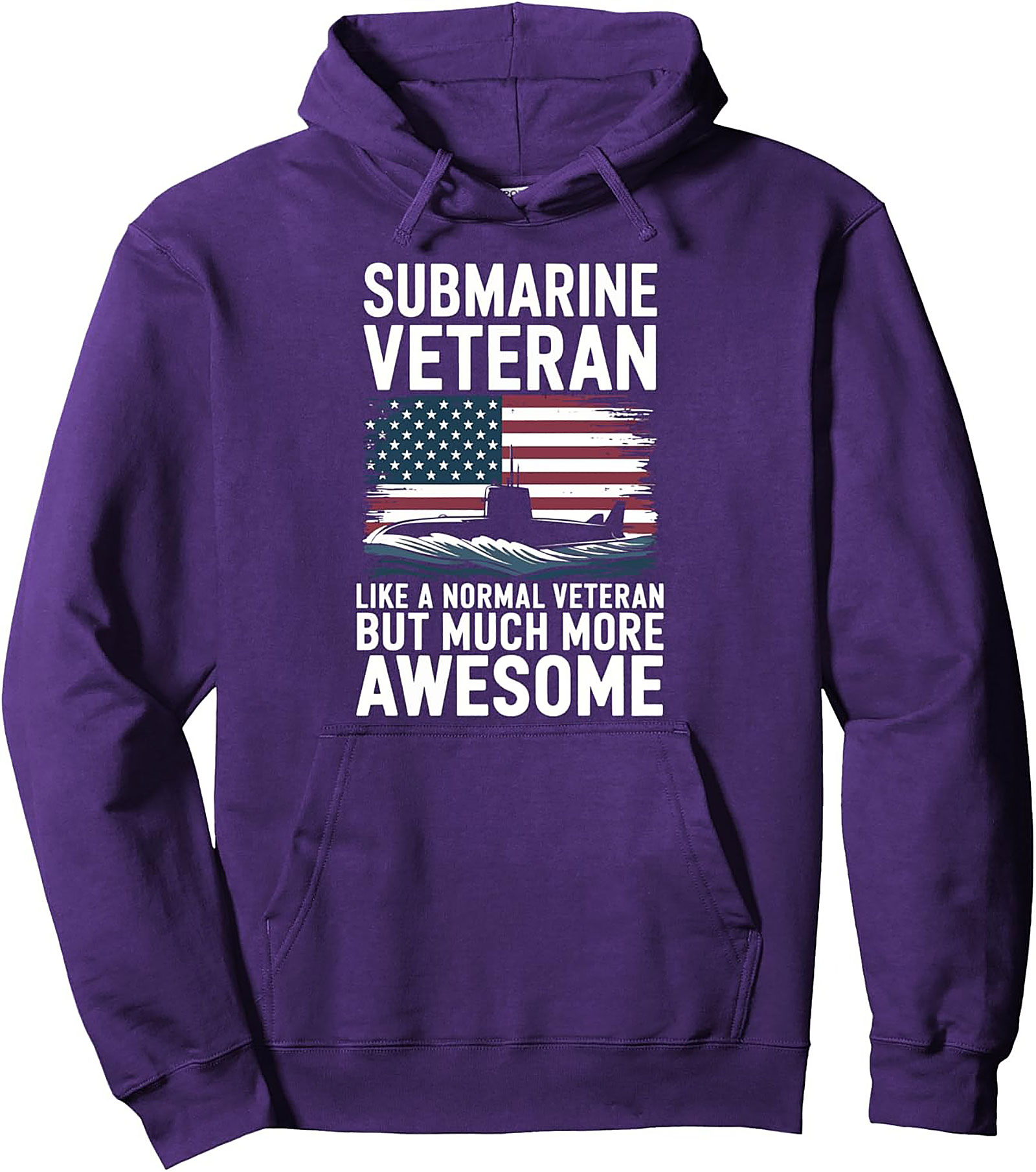 Submarine Veteran Pullover Hoodie | Awesome Sub Vet Gift