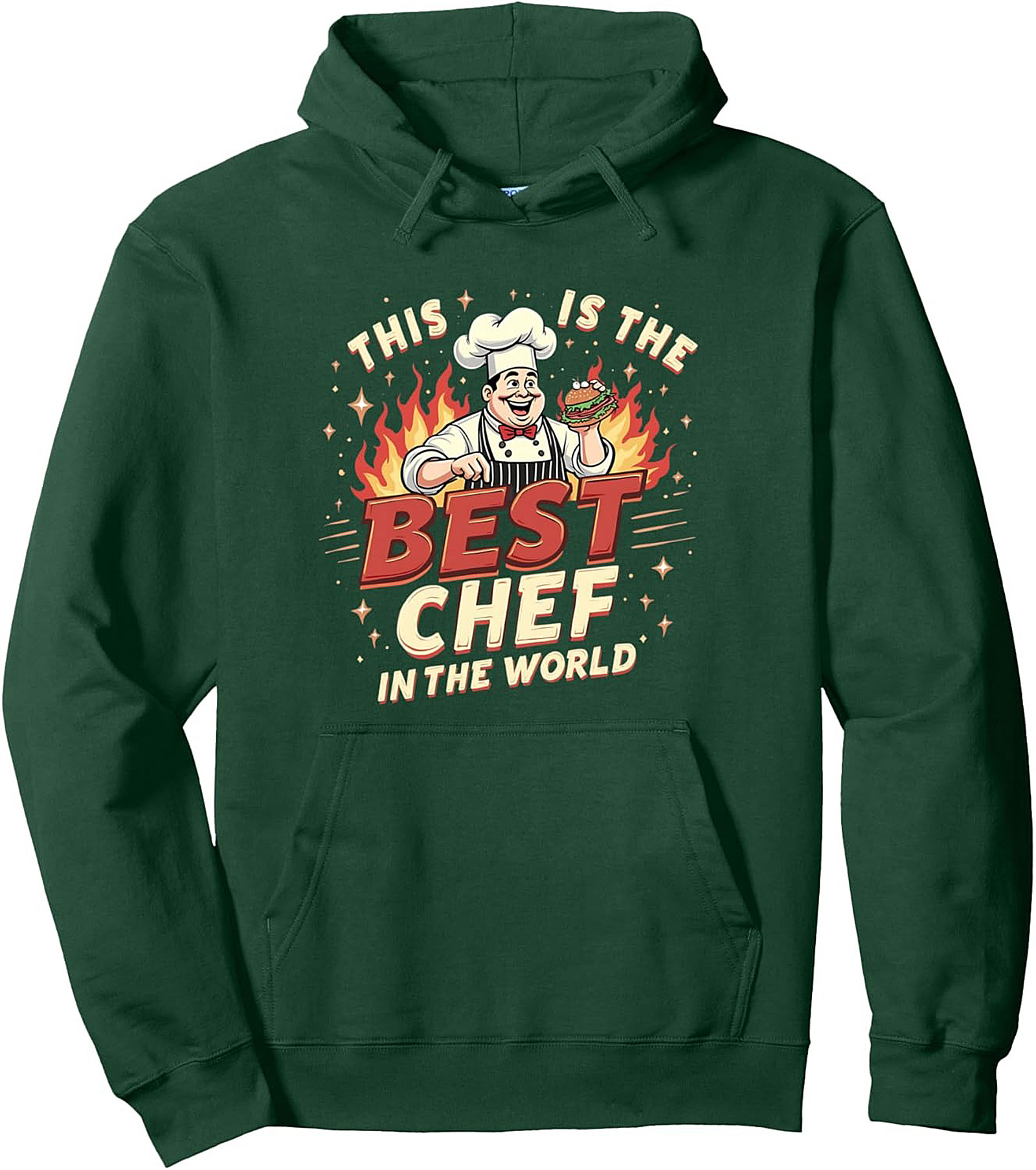 Best Chef Pullover Hoodie Funny Culinary Graphic Gift