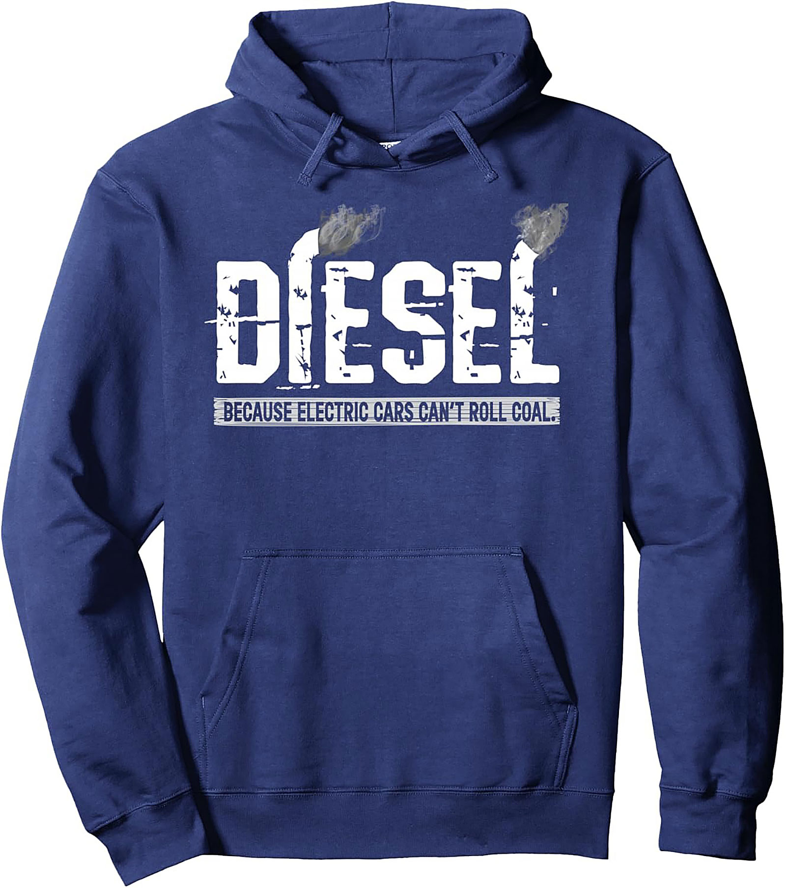 DIESEL Enthusiast Graphic Hoodie: Because Electric Cars Can’t Roll Coal
