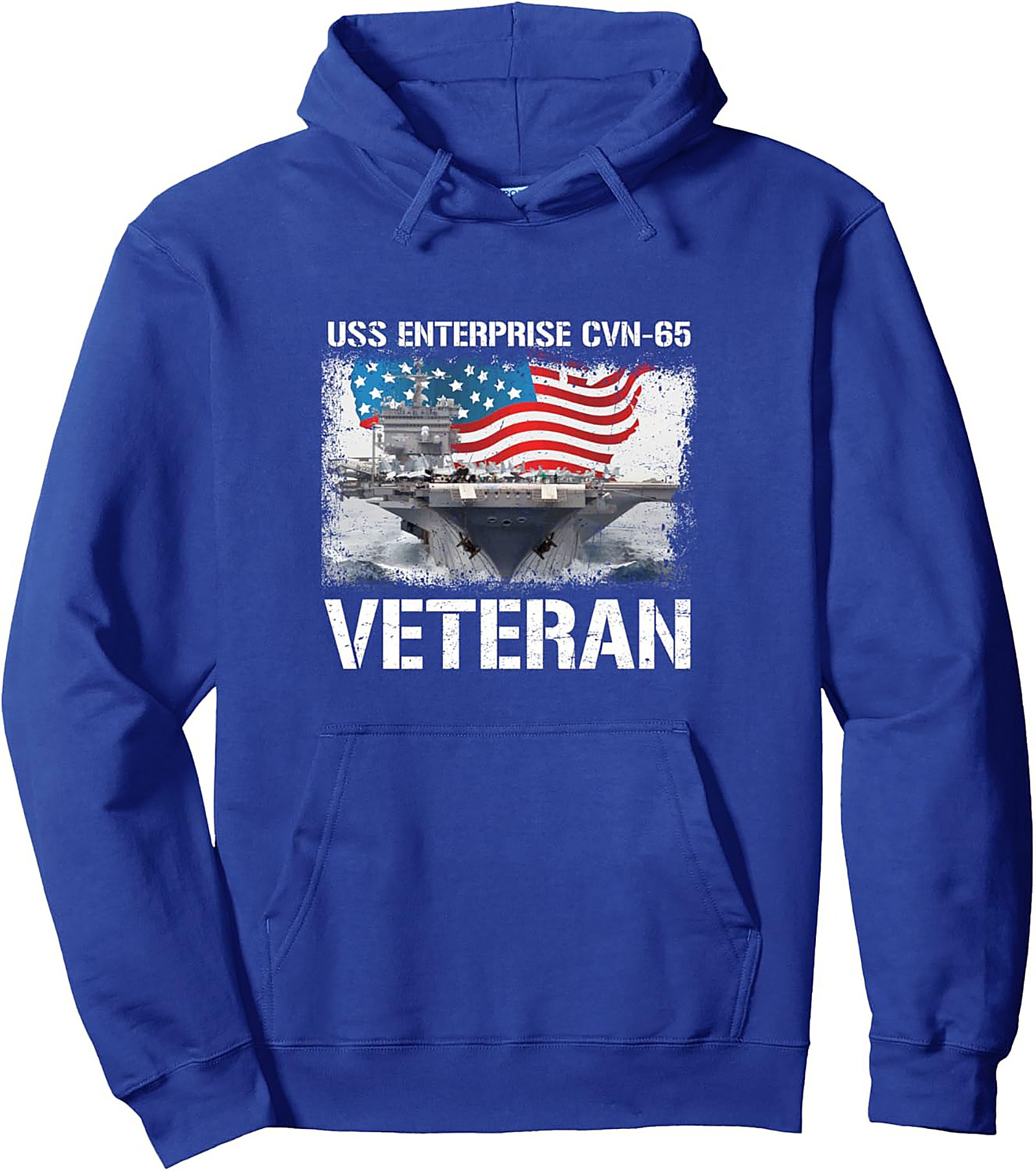 USS Enterprise CVN-65 Veteran Pullover Hoodie | Big E
