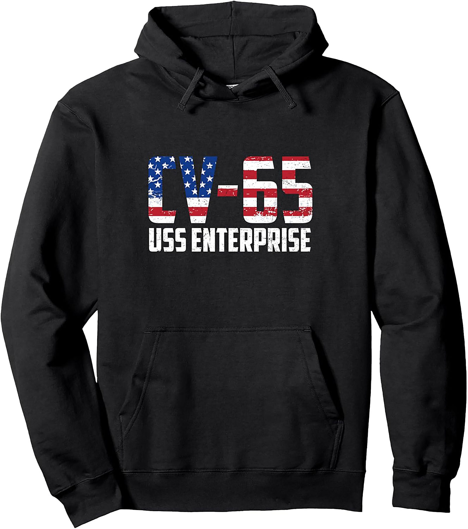 USS Enterprise CV-65 Pullover Hoodie | Navy Veteran Gift