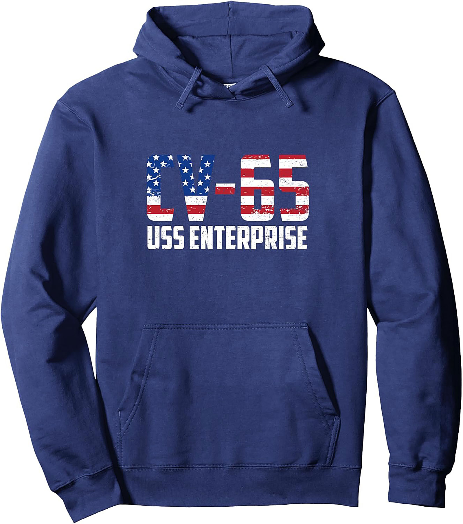 USS Enterprise CV-65 Pullover Hoodie | Navy Veteran Gift