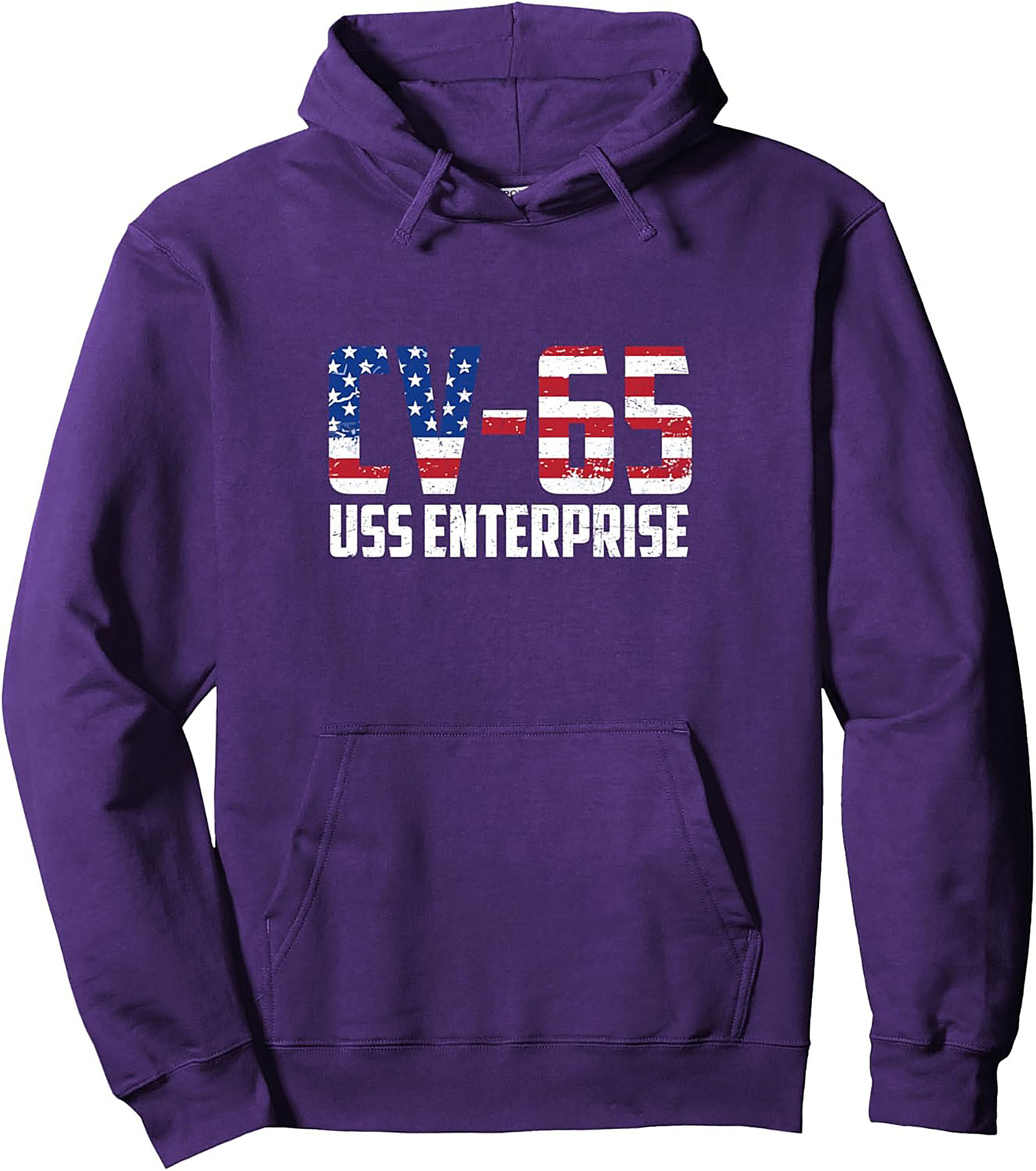 USS Enterprise CV-65 Pullover Hoodie | Navy Veteran Gift