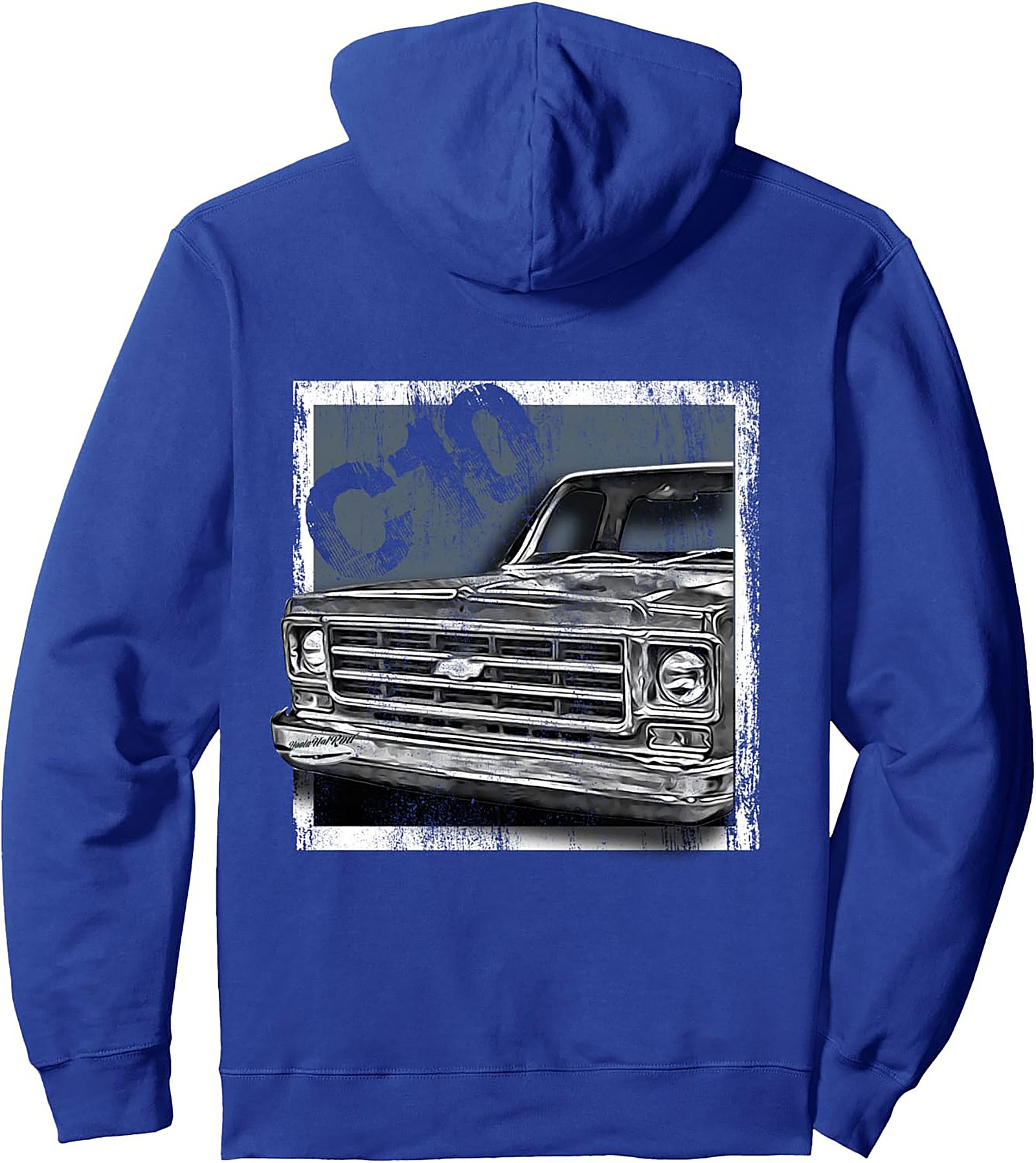 Vintage C10 Truck Grille Graphic Hoodie | Classic Chevy Pullover