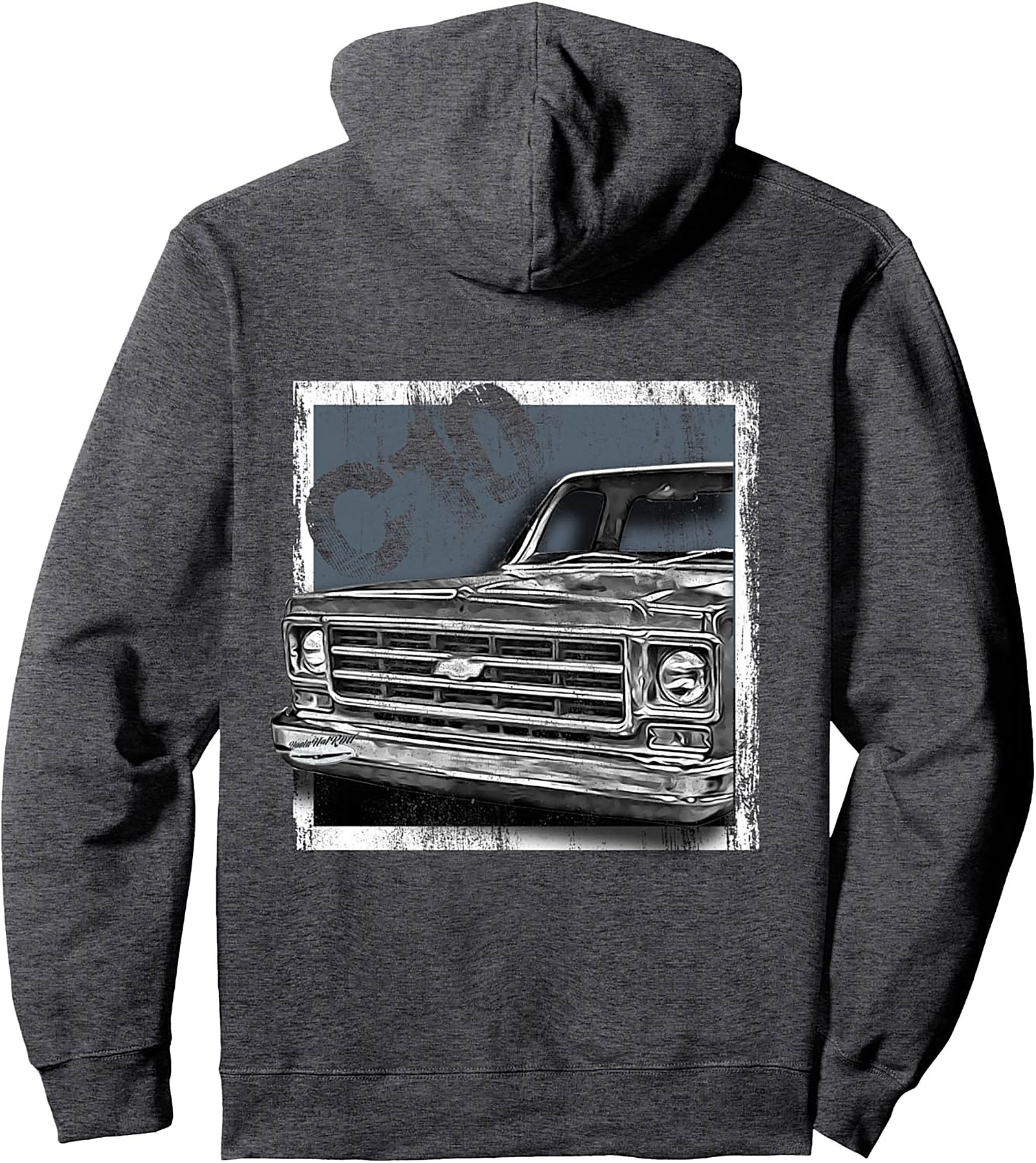Vintage C10 Truck Grille Graphic Hoodie | Classic Chevy Pullover