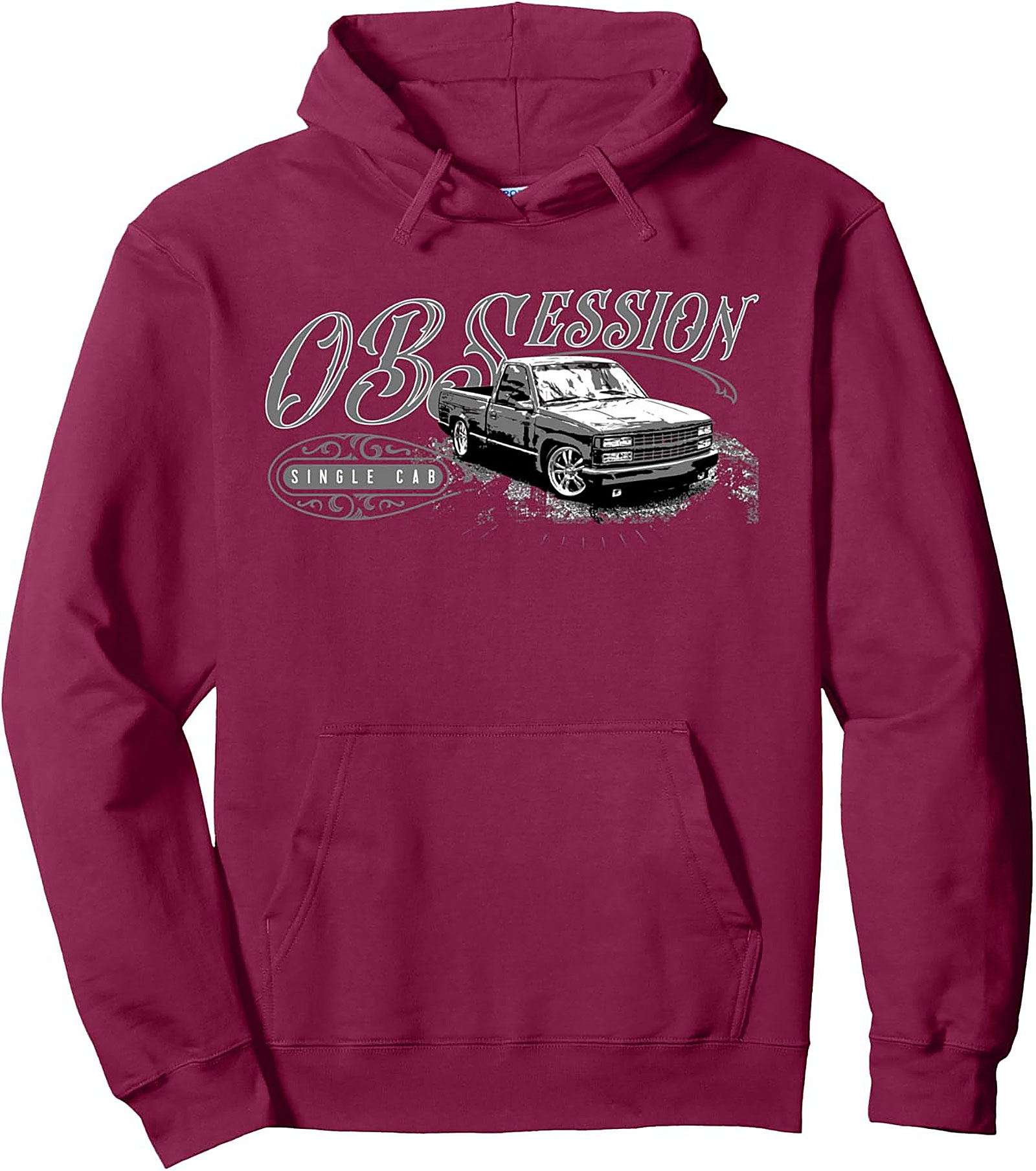 OBSESSION Single Cab Truck Pullover Hoodie | Vintage Truck Graphic Hoodie