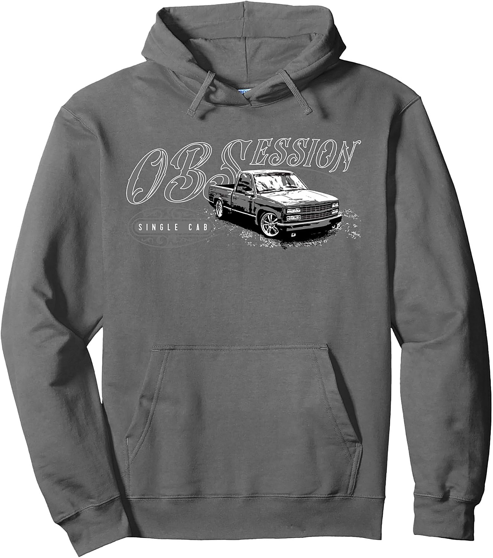 OBSESSION Single Cab Truck Pullover Hoodie | Vintage Truck Graphic Hoodie