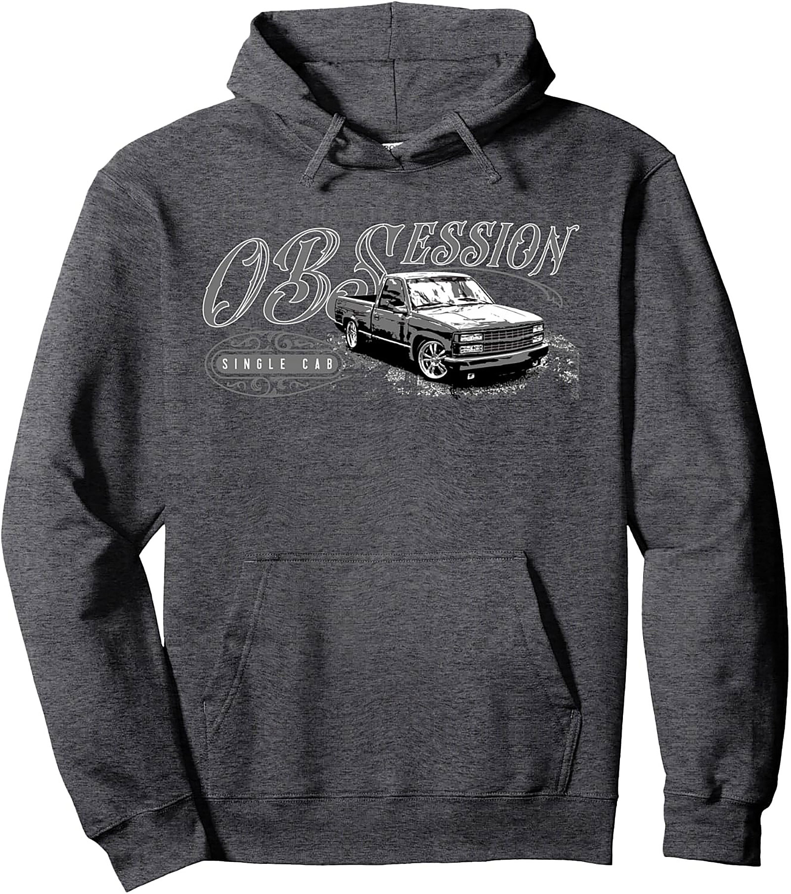 OBSESSION Single Cab Truck Pullover Hoodie | Vintage Truck Graphic Hoodie