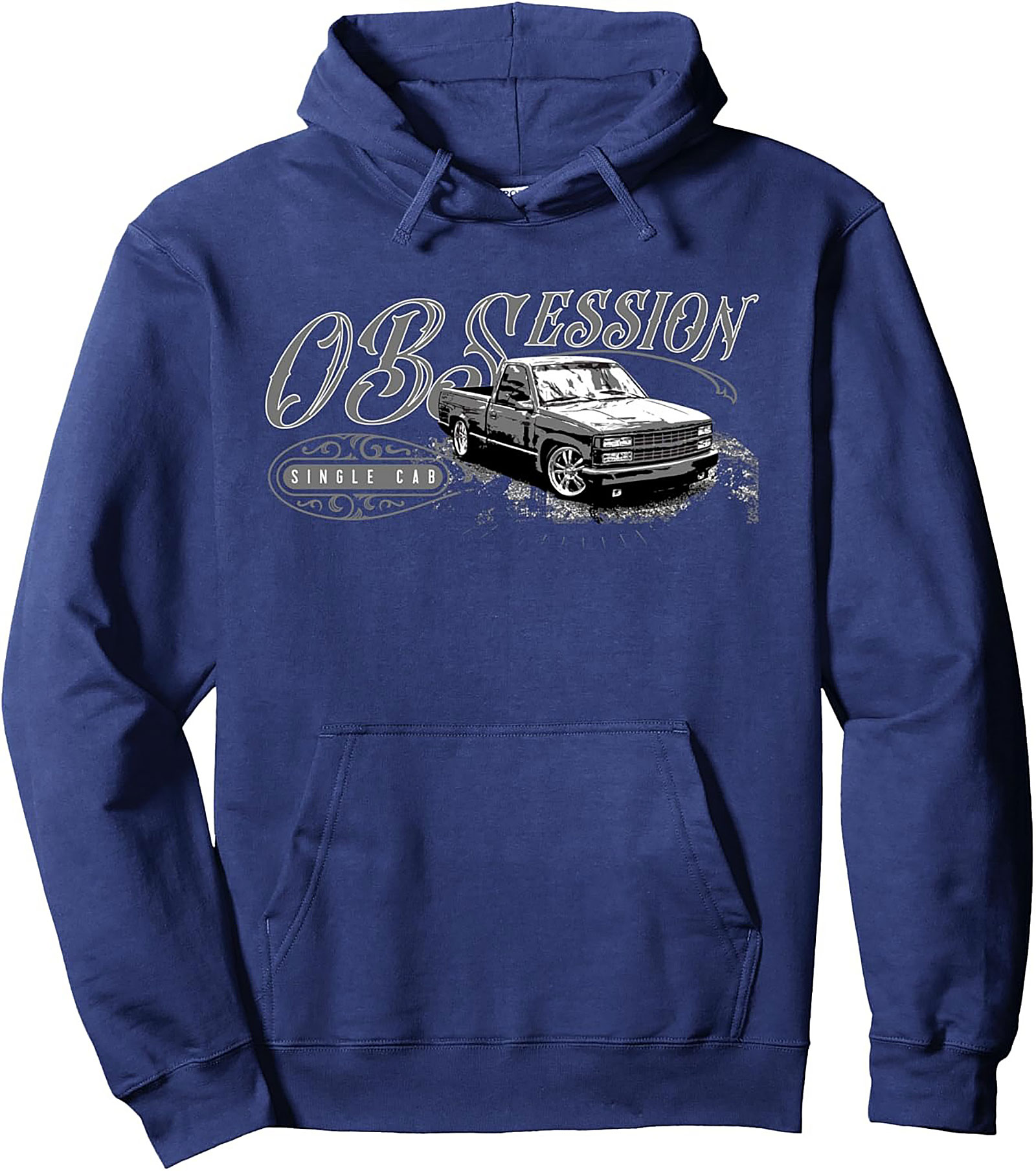 OBSESSION Single Cab Truck Pullover Hoodie | Vintage Truck Graphic Hoodie