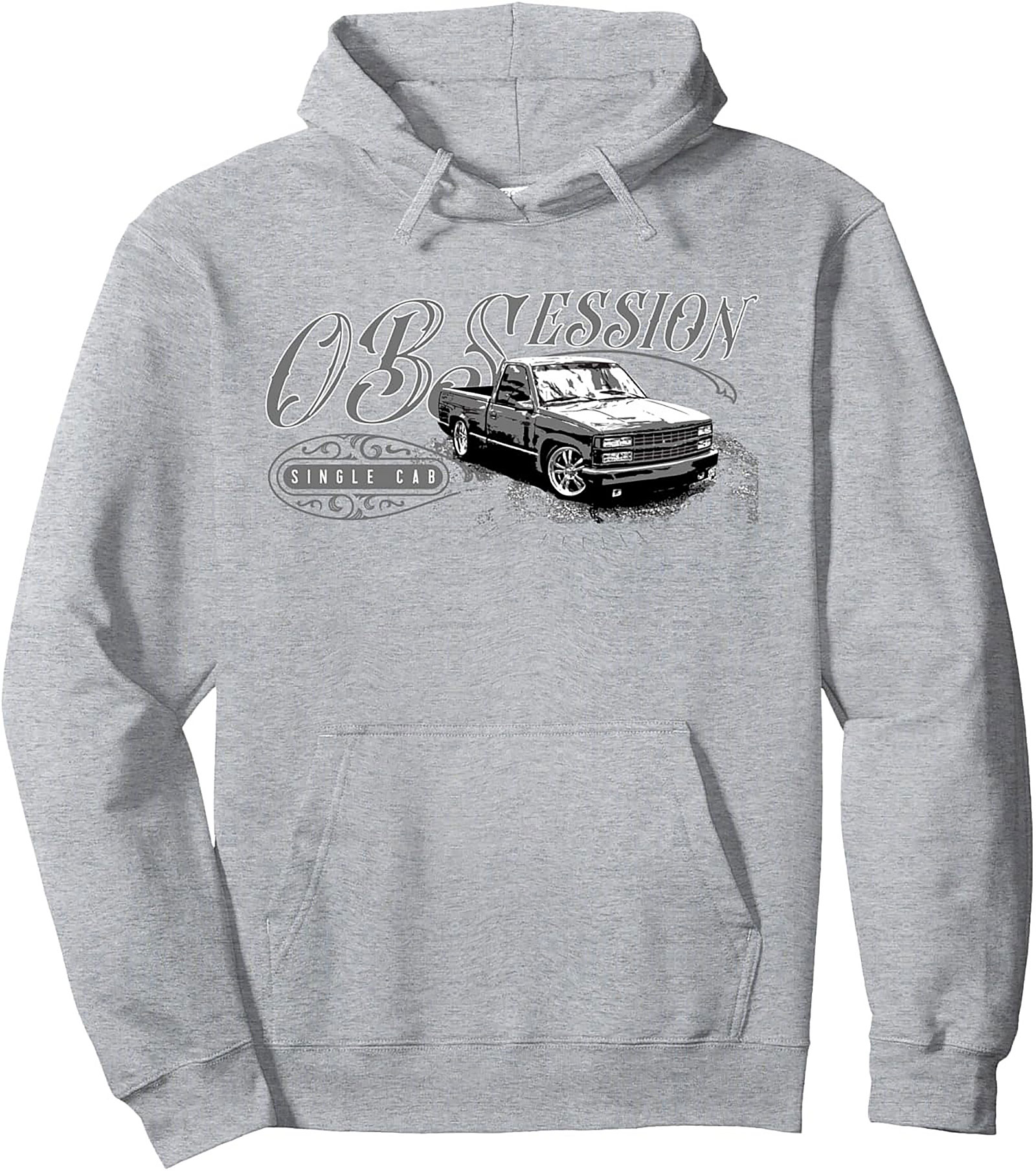 OBSESSION Single Cab Truck Pullover Hoodie | Vintage Truck Graphic Hoodie