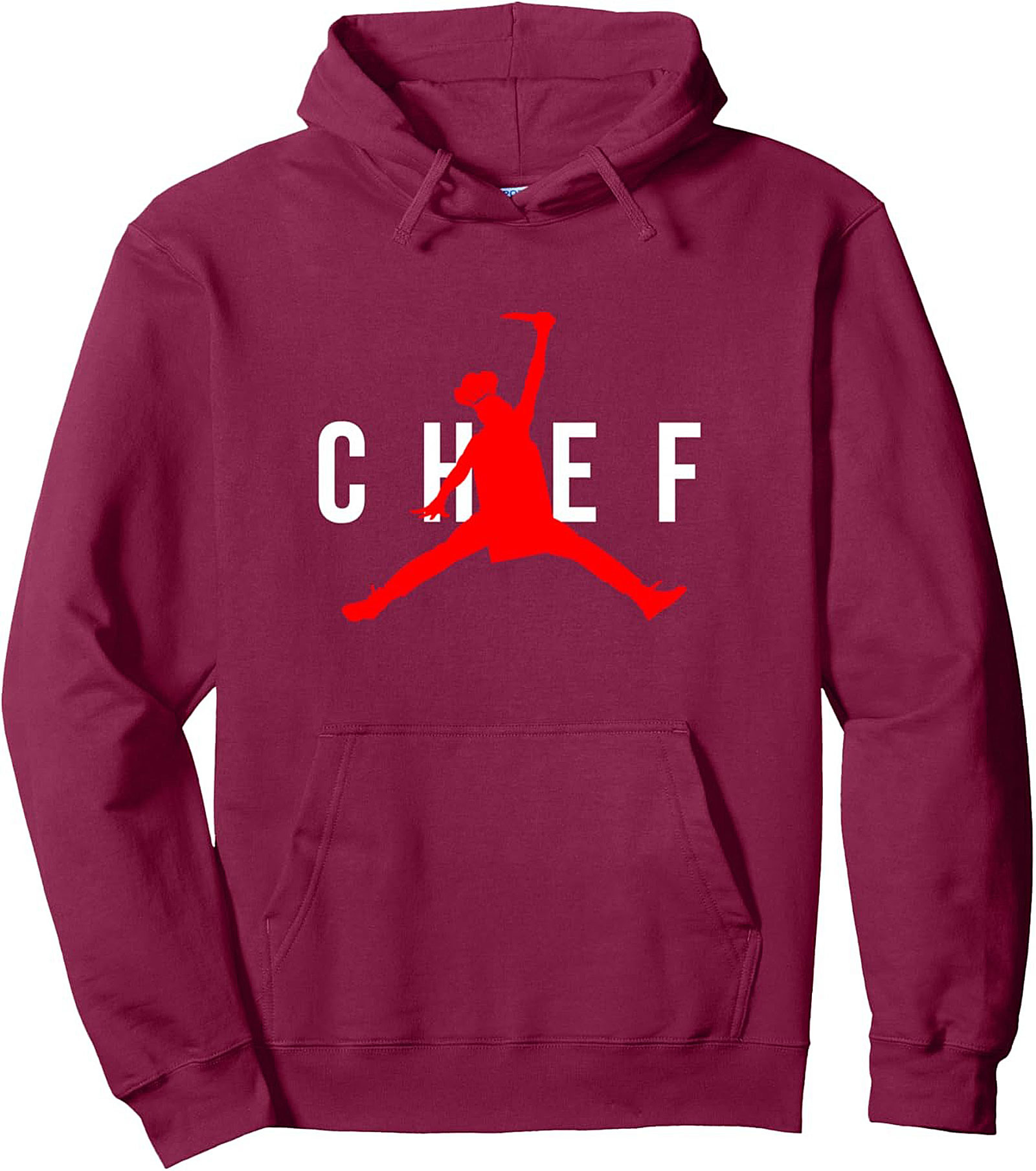 Chef Graphic Hoodie Culinary Jumpman Pullover Cozy Fit