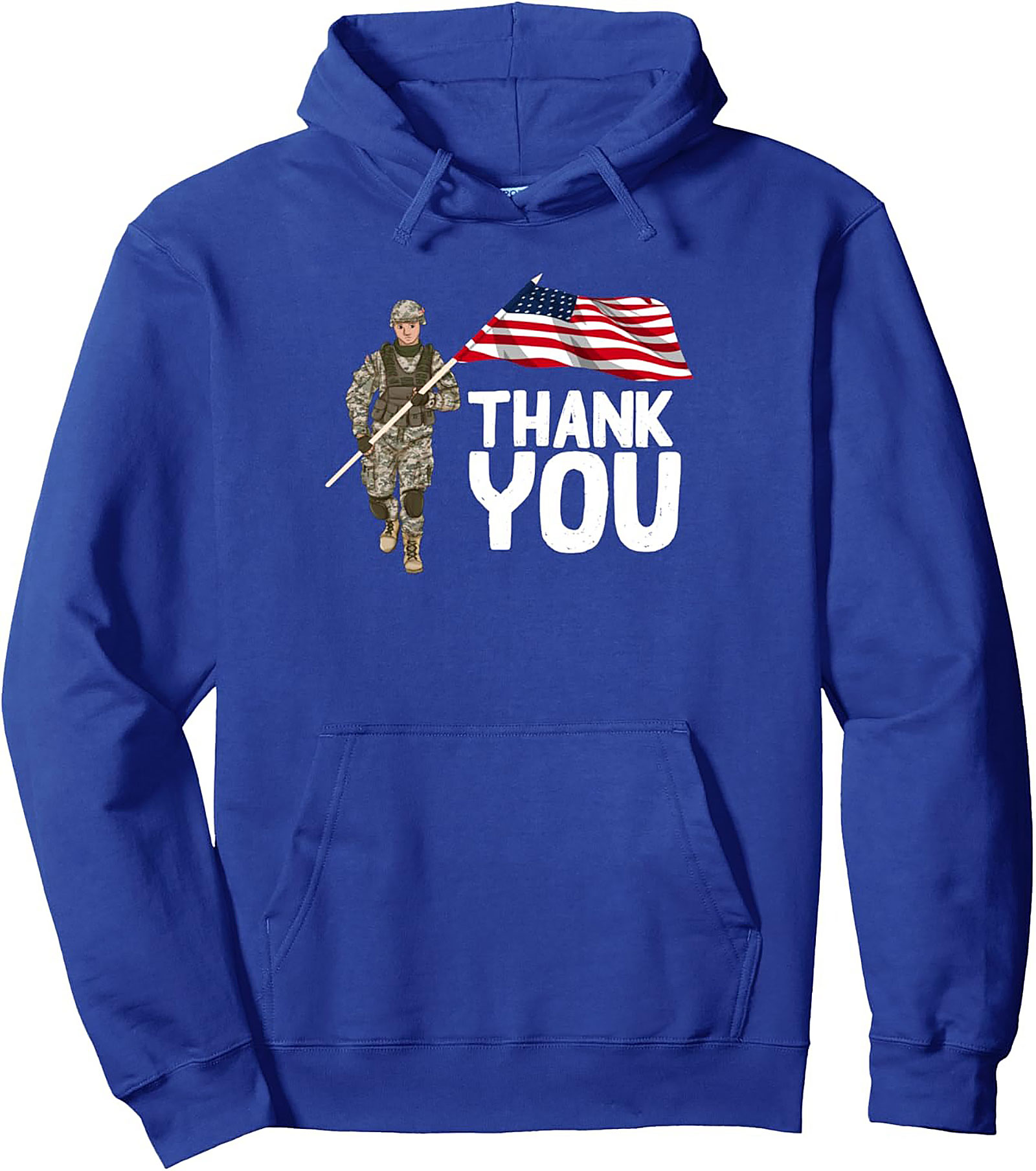 Veteran Appreciation Graphic Hoodie | Thank You Soldier