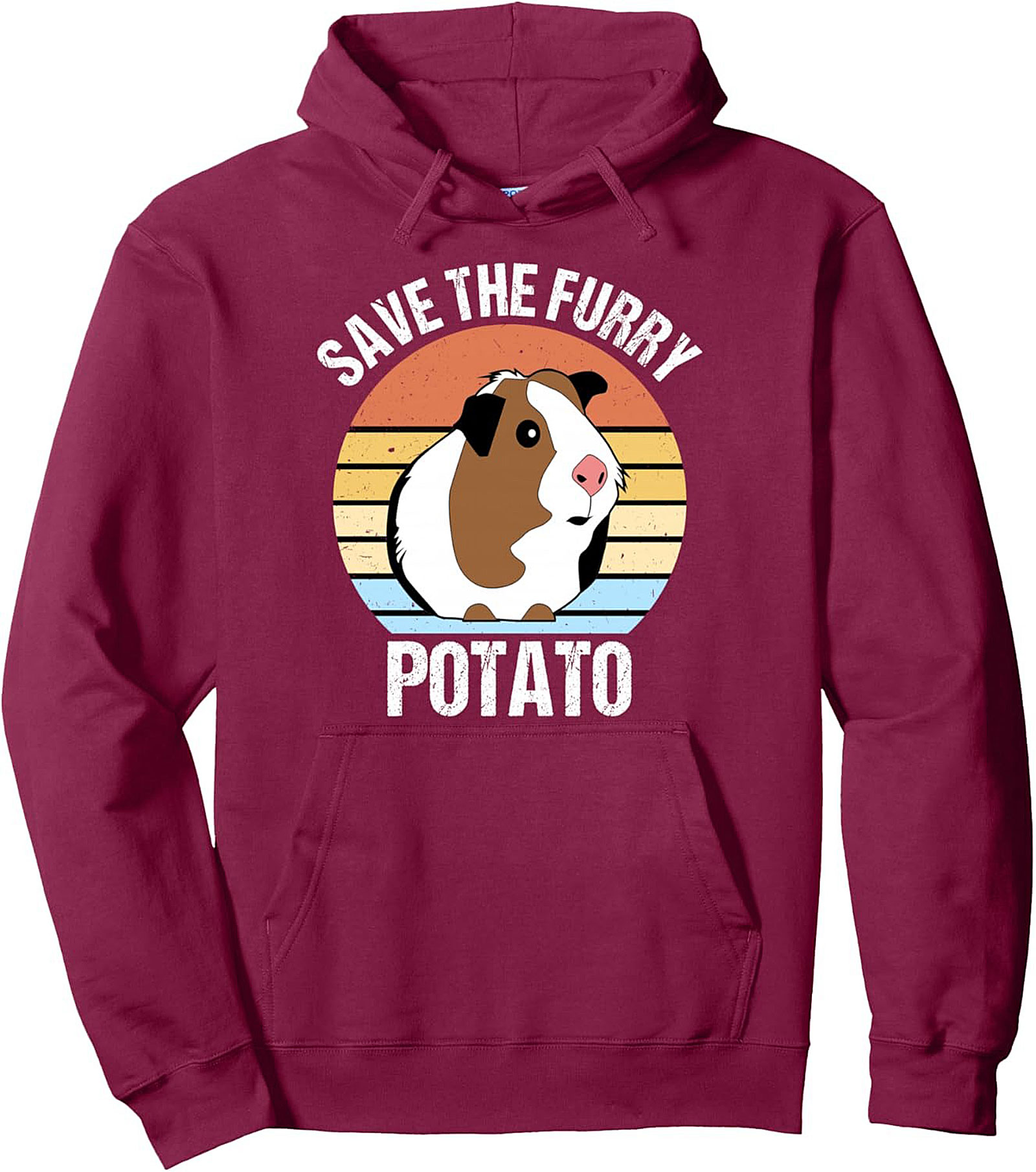 Furry Potato Guinea Pig Pullover Hoodie Cozy Pet Gift
