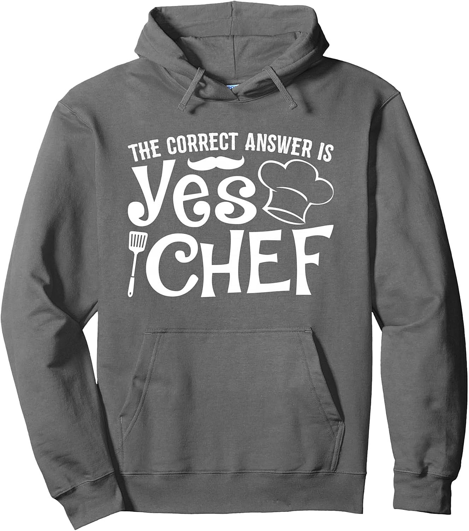 Yes Chef Pullover Hoodie Funny Culinary Graphic Gift