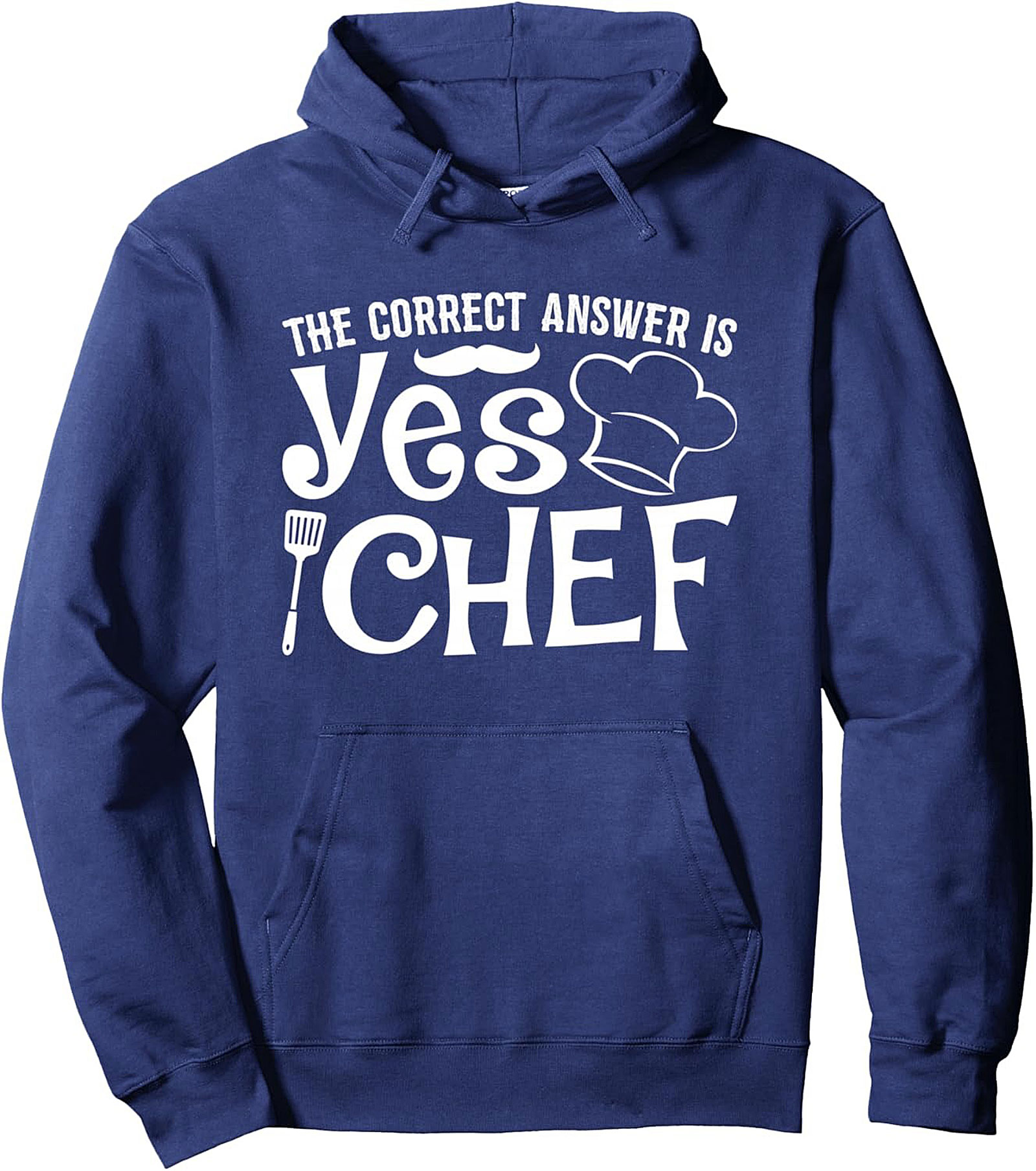 Yes Chef Pullover Hoodie Funny Culinary Graphic Gift