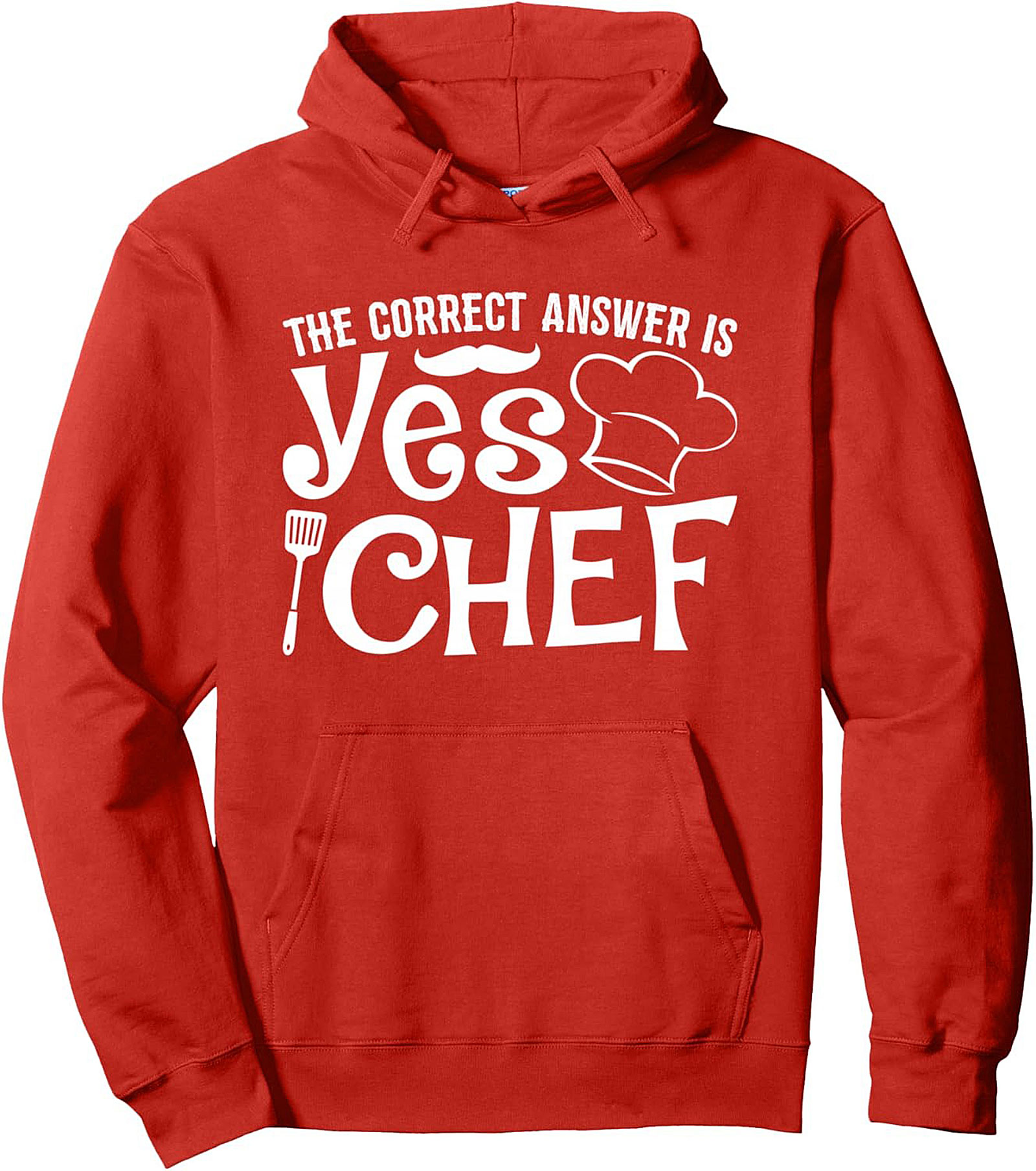 Yes Chef Pullover Hoodie Funny Culinary Graphic Gift