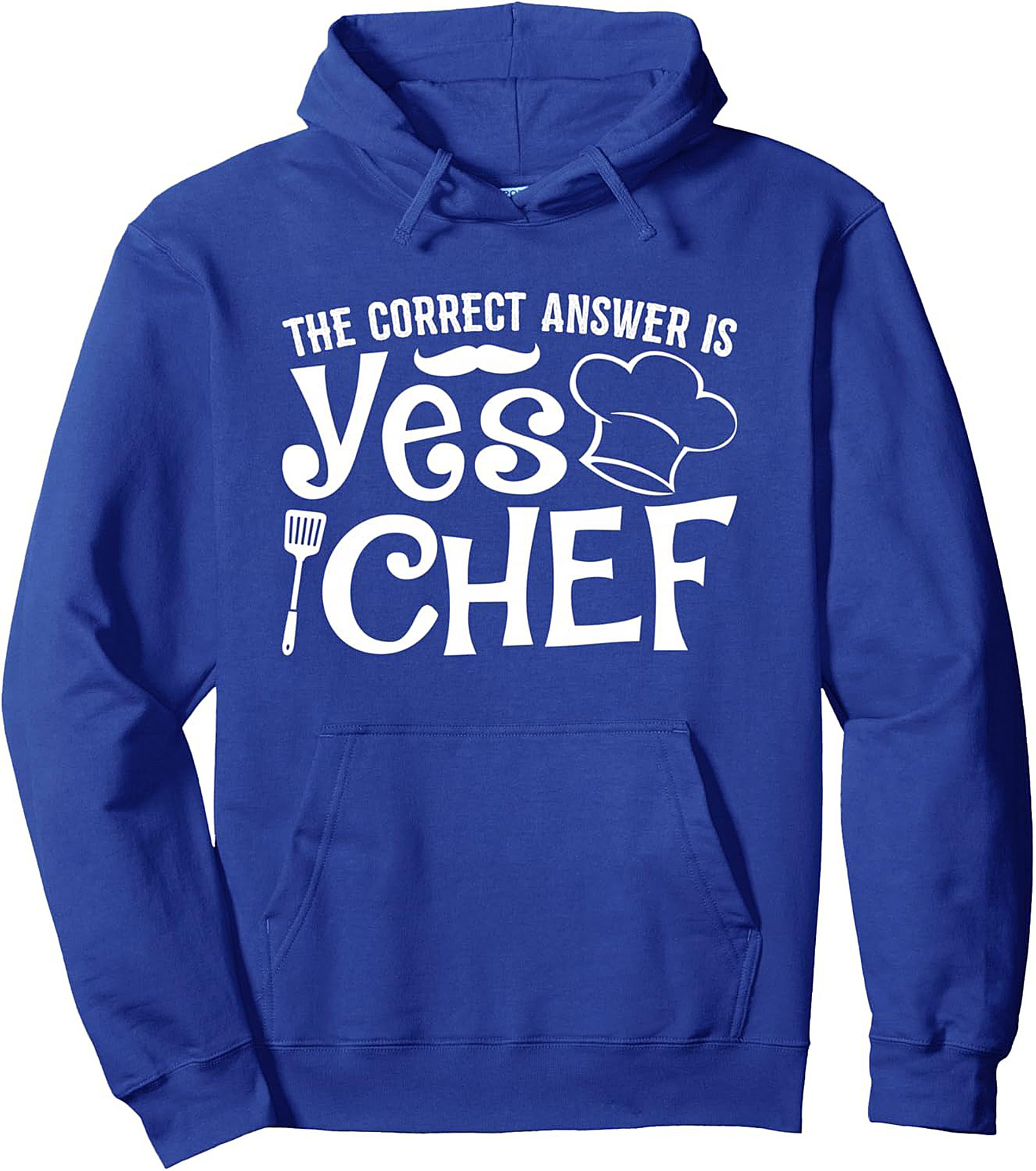 Yes Chef Pullover Hoodie Funny Culinary Graphic Gift
