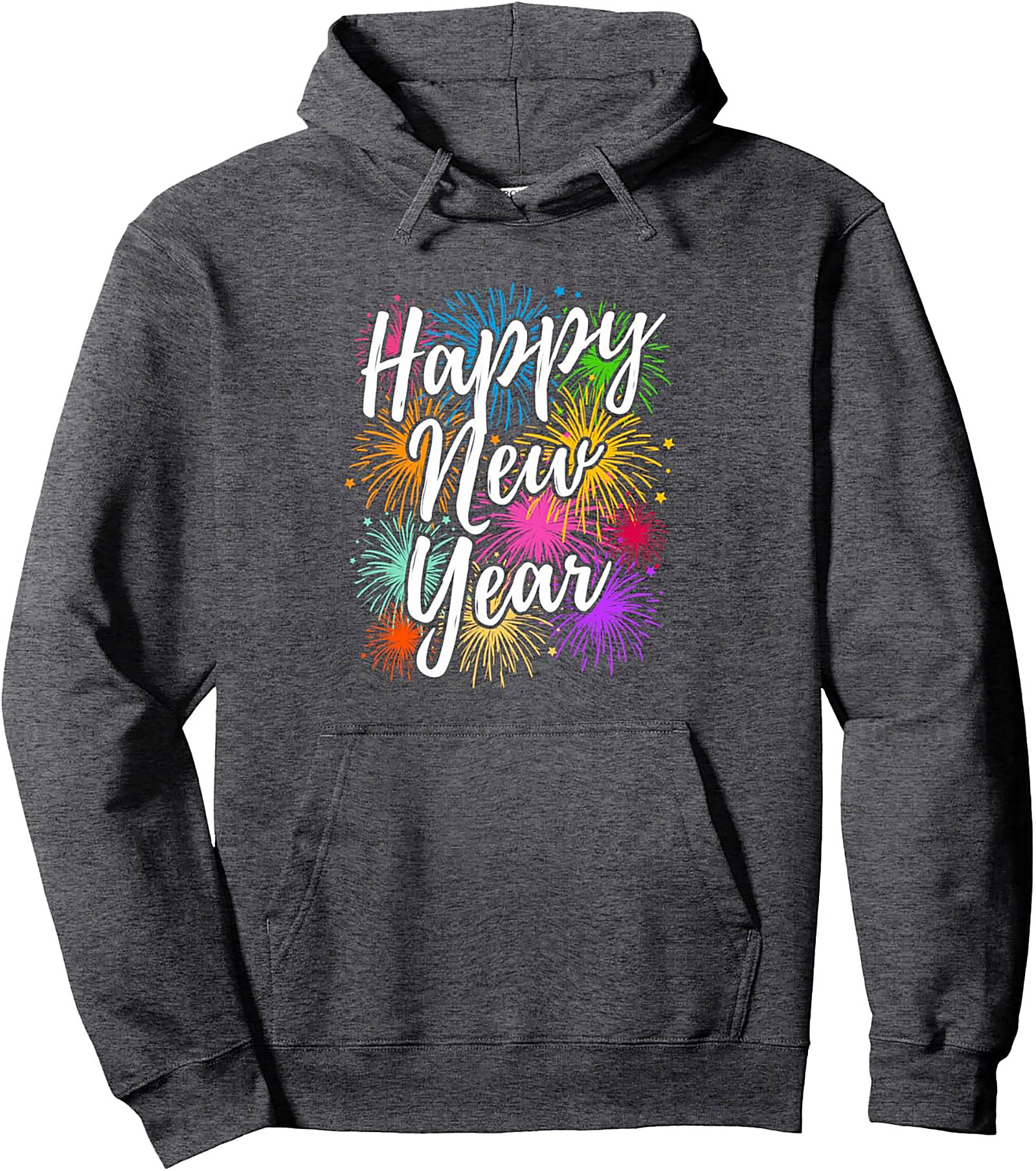Happy New Year Graphic Hoodie Celebration Pullover