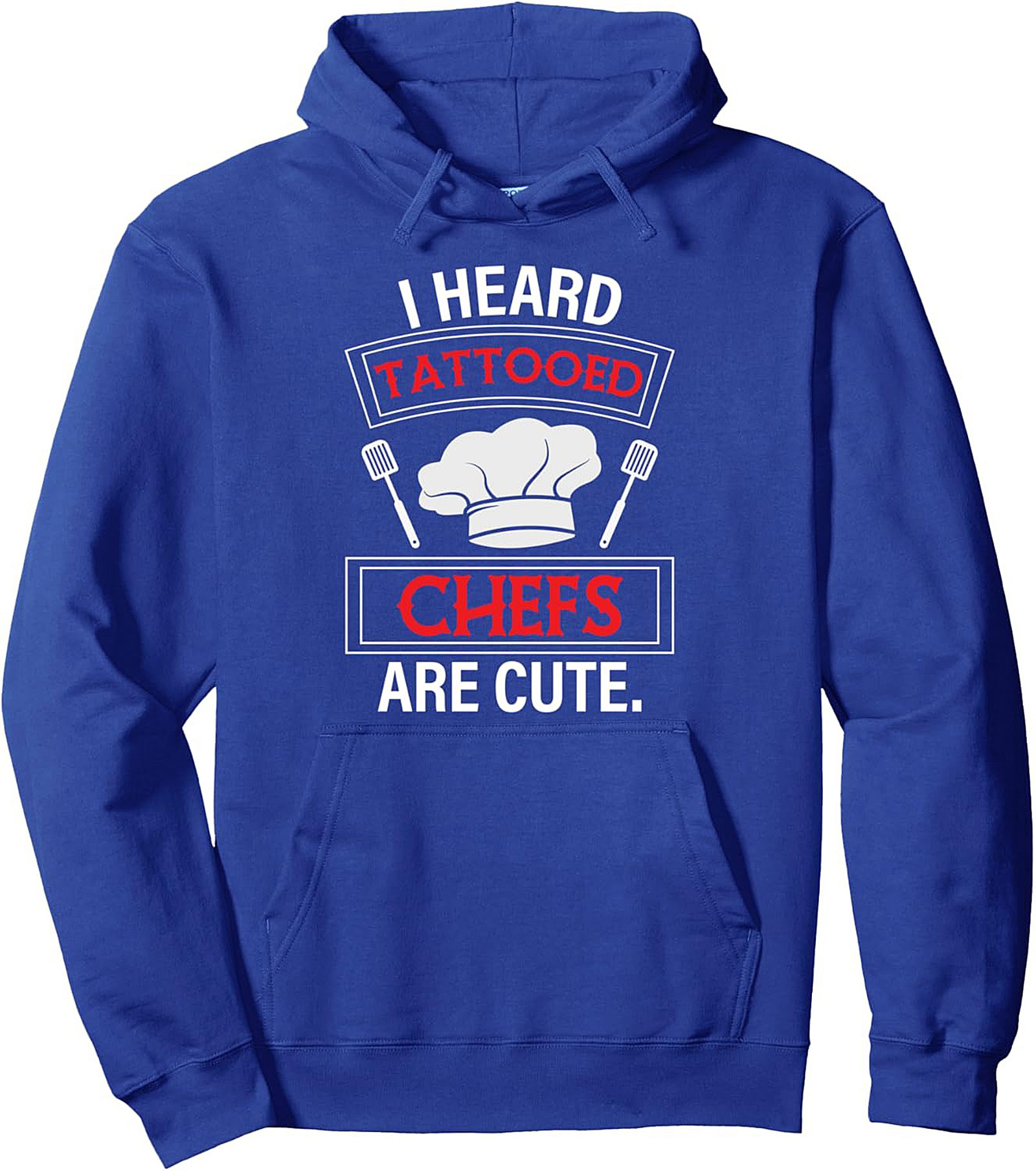 Tattooed Chef Graphic Hoodie Cute Pullover for Cooks