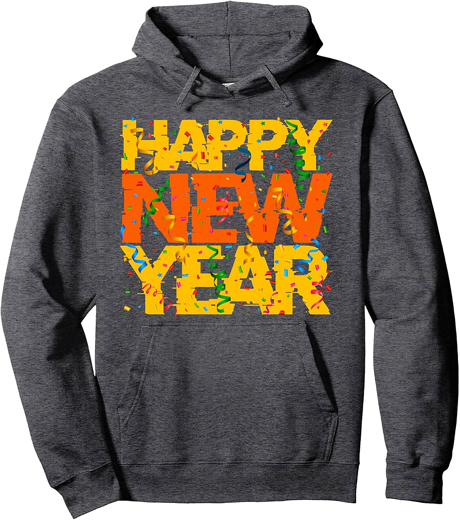 Happy New Year Pullover Hoodie Festive Graphic