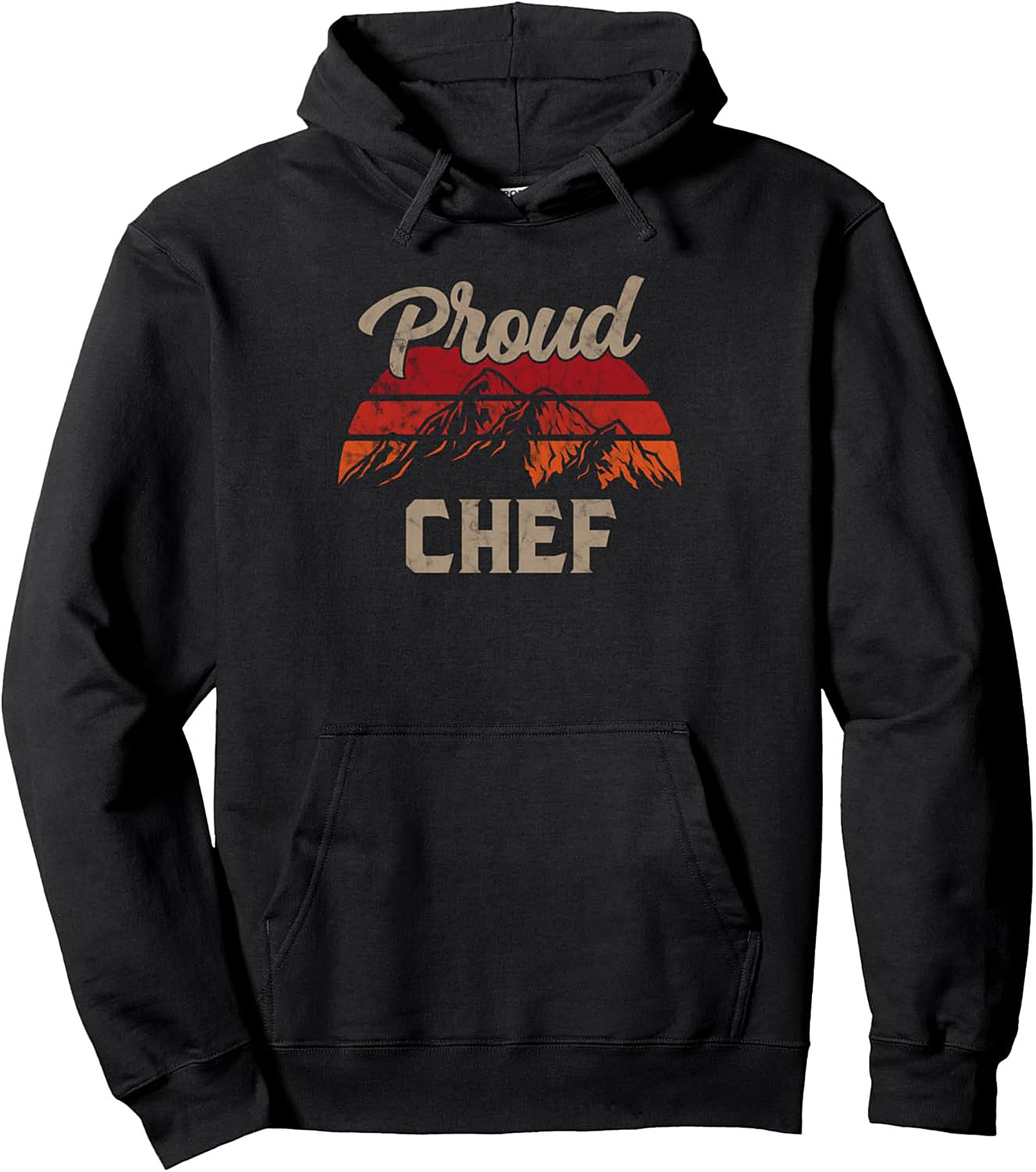 Proud Chef Pullover Hoodie Vintage Graphic Cozy Gift