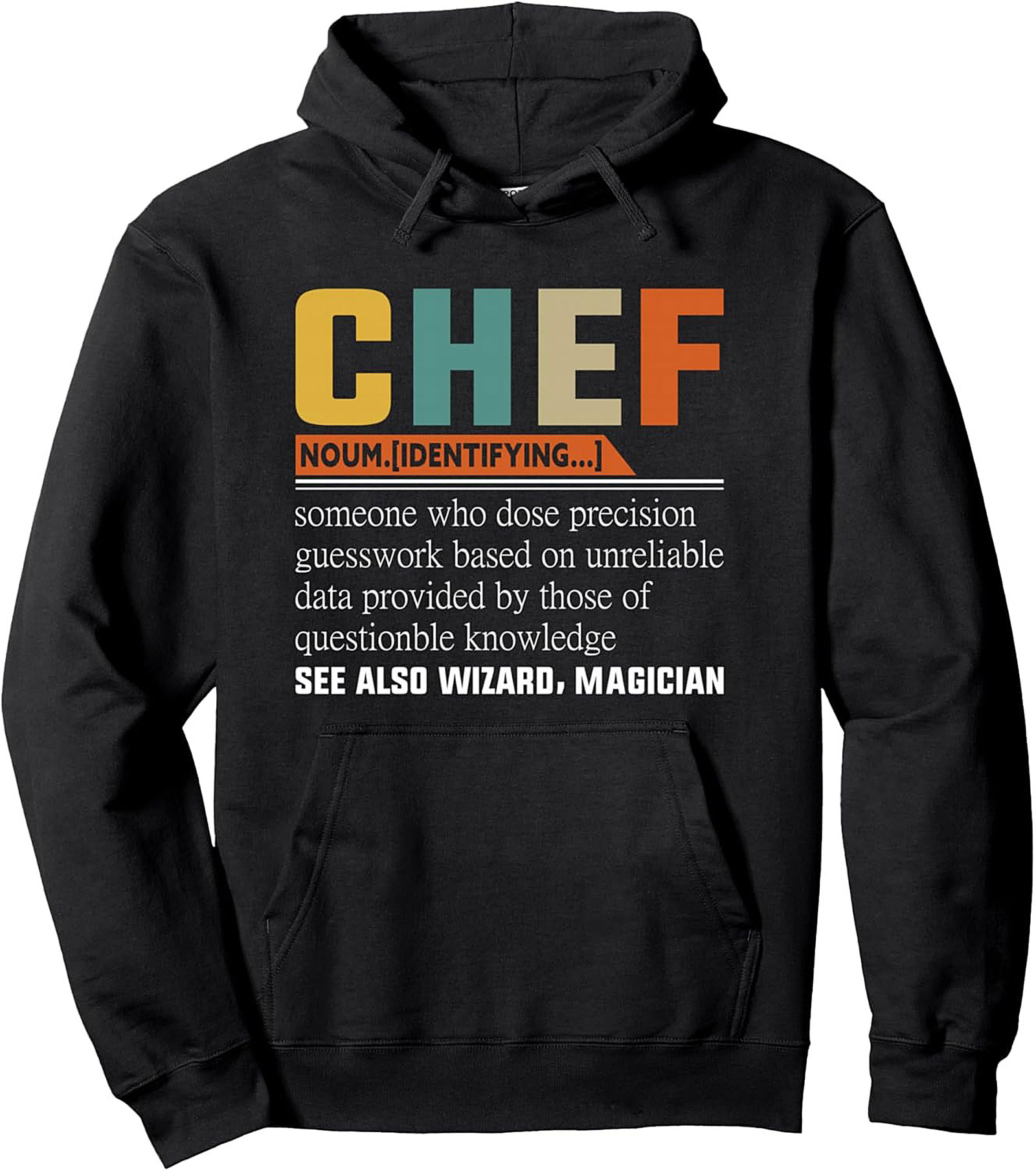Funny Chef Definition Pullover Hoodie Kitchen Gift